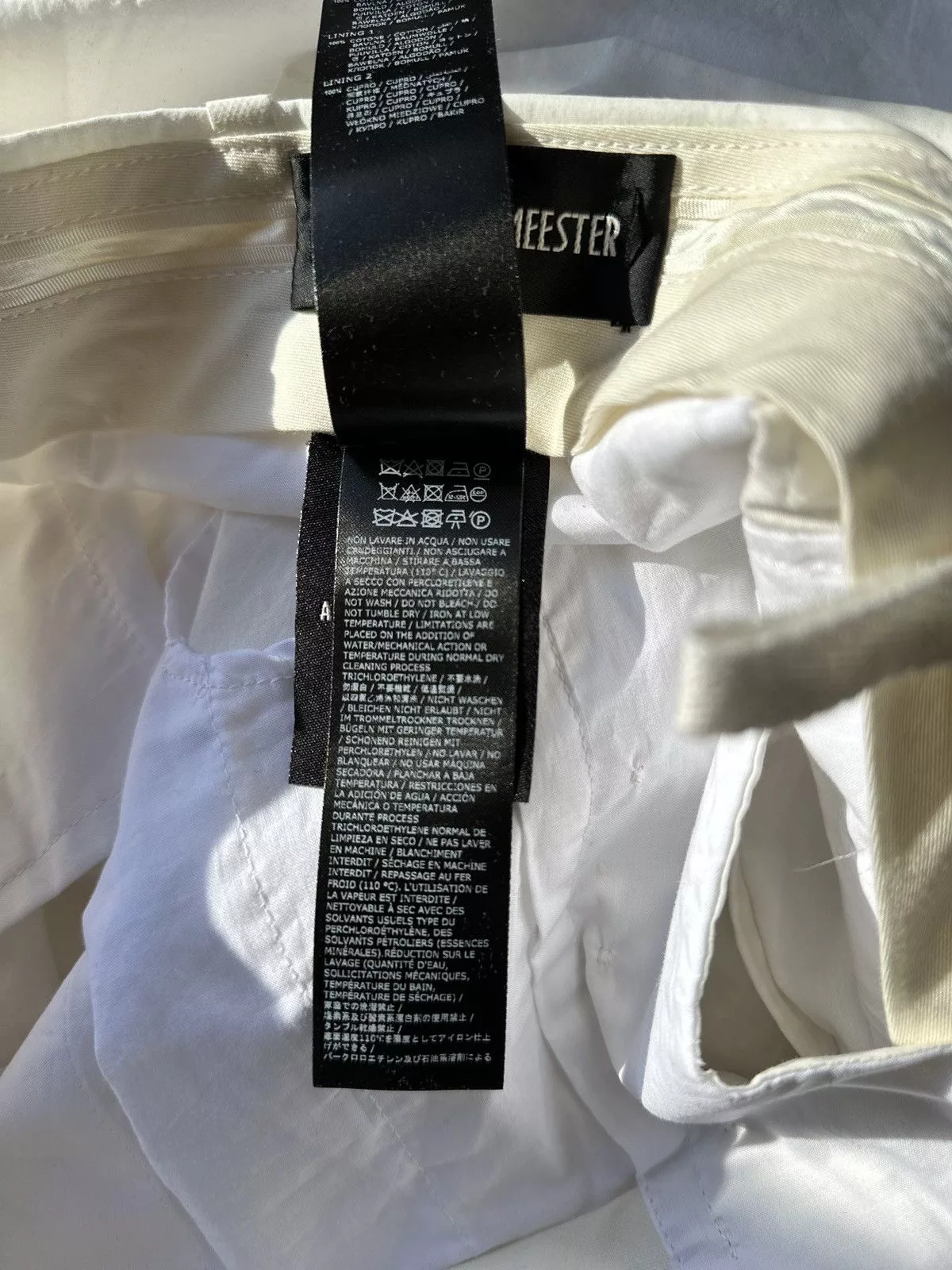 Ann Demeulemeester Casual Pants Ann Demeulemeester Leon Pants White