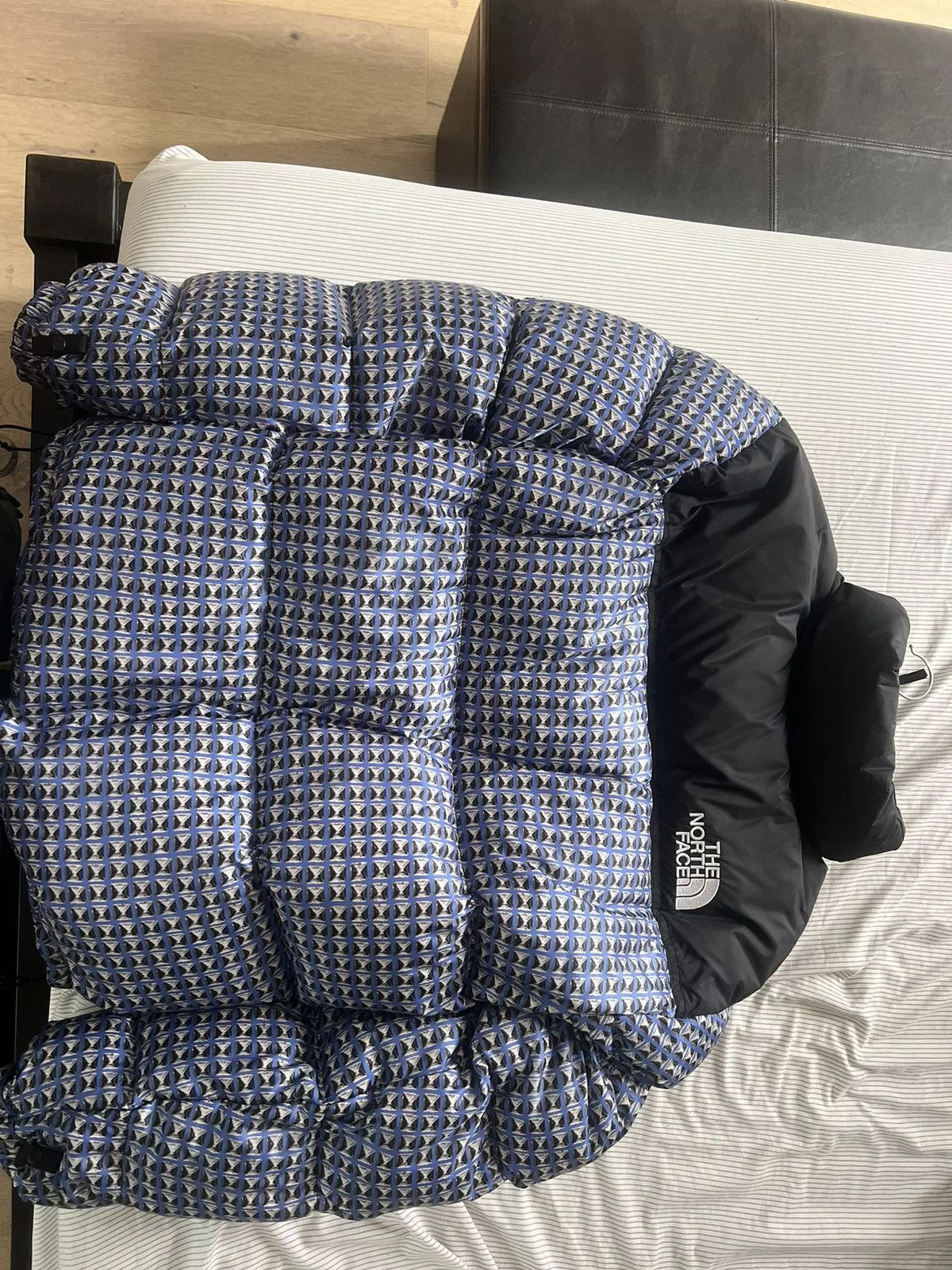 Supreme Light Jackets Supreme North Face Nuptse Blue