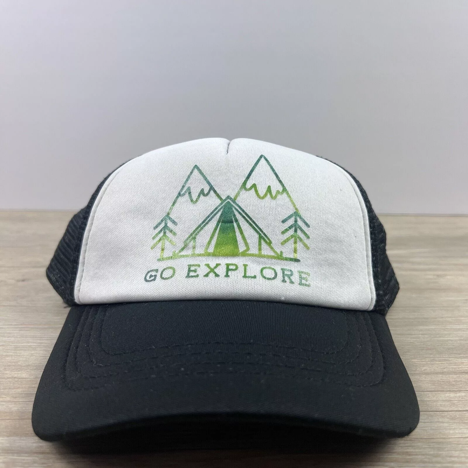 Other Hats Other Go Explore Hat Snapback Hat Black Adjustable Hat Adult Fit B