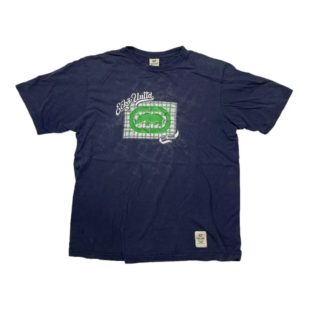 Ecko Unltd. Short Sleeve T Shirts Ecko Unltd. Y2K Ecko Unltd Street Fashion tee Blue