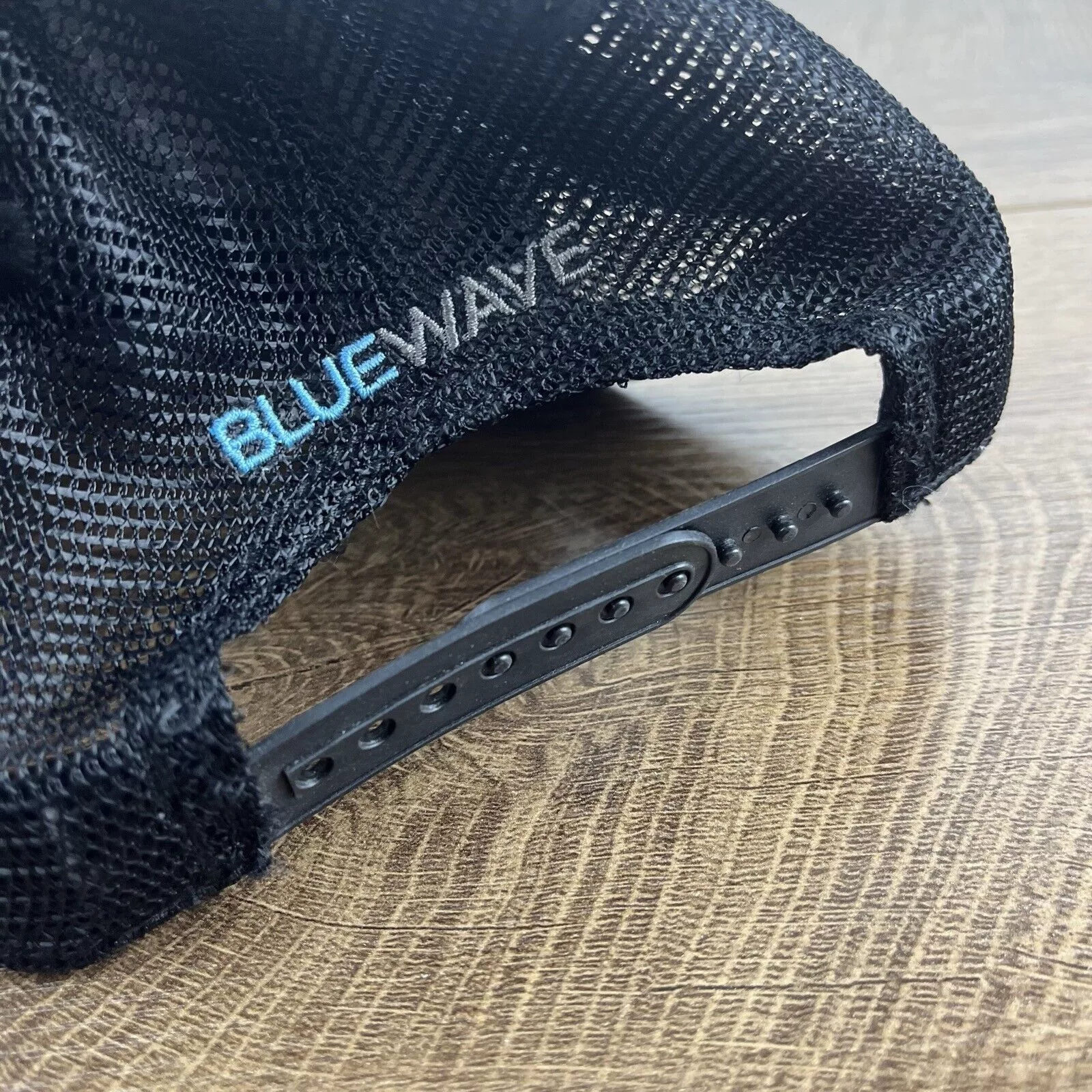 Other Hats Other Blue Wave Hat Blue Wave Adjustable Hat Black Hat Adult Fit B
