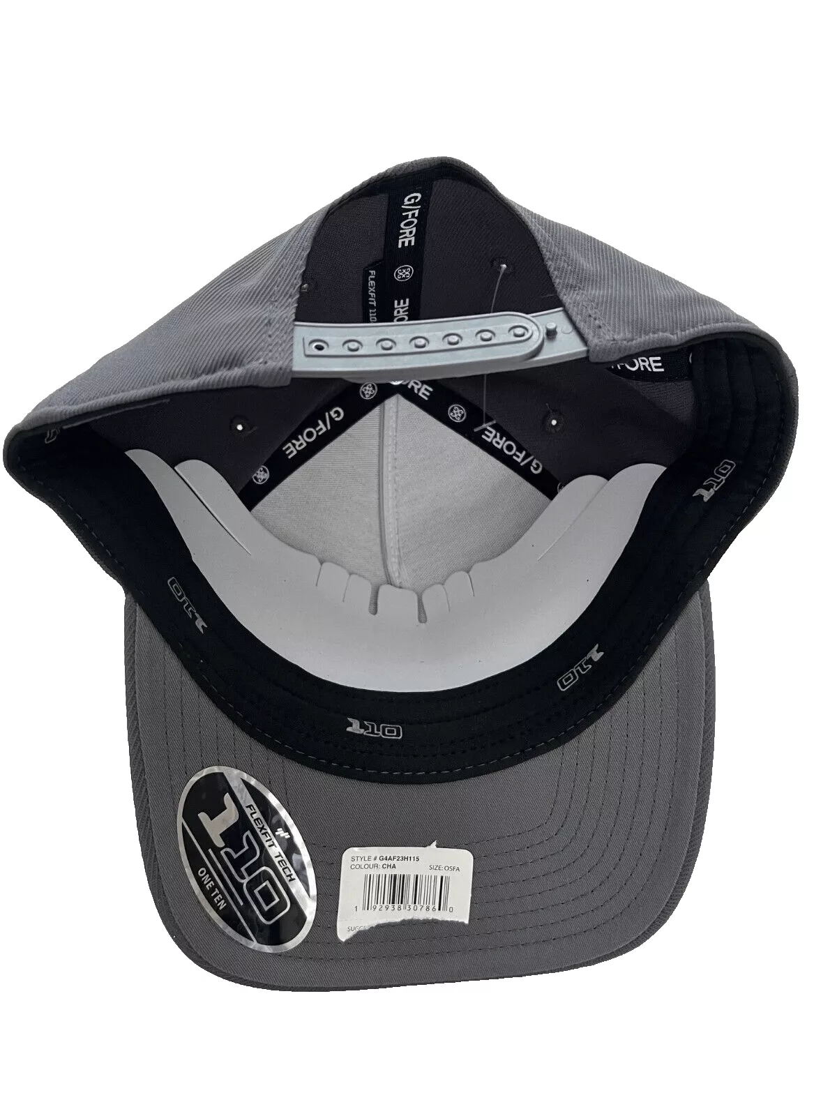G/FORE Hats G/Fore Misfit Charcoal Snapback Cap Hat Gray