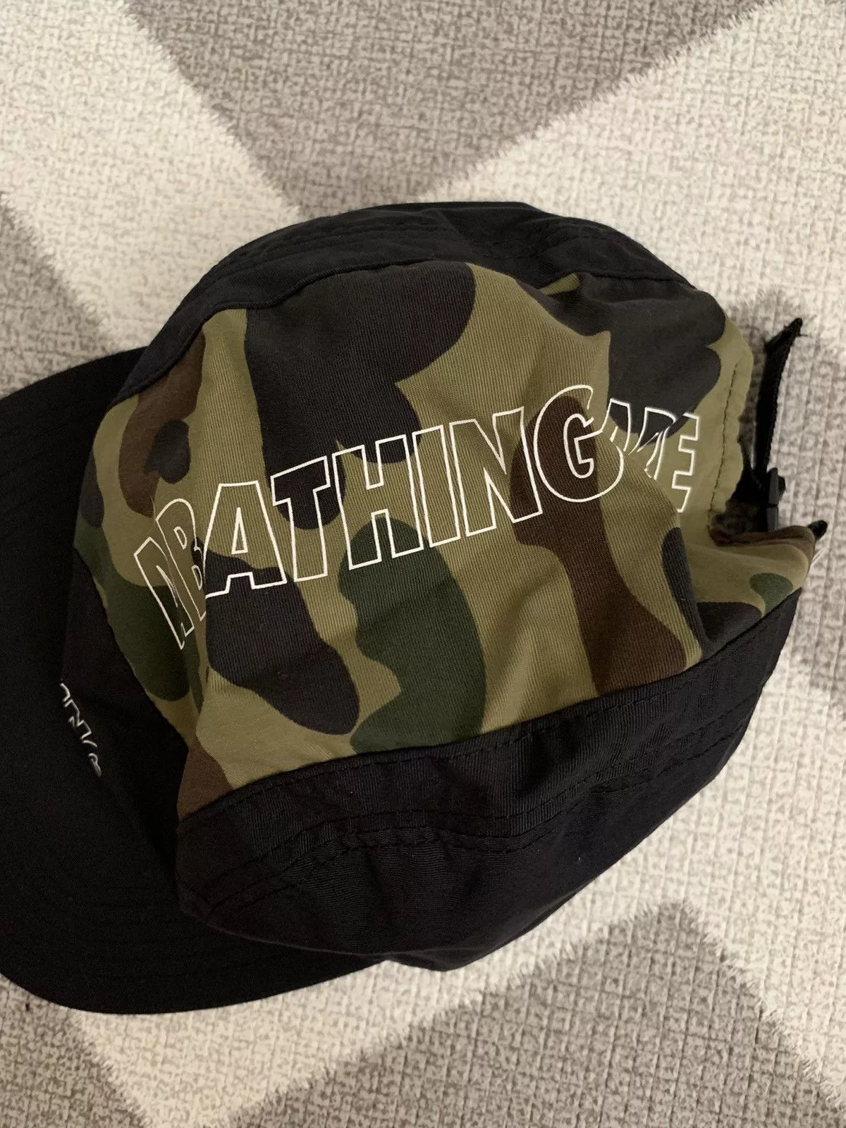 Bape Hats Bape 1st Camo Jet Cap Black
