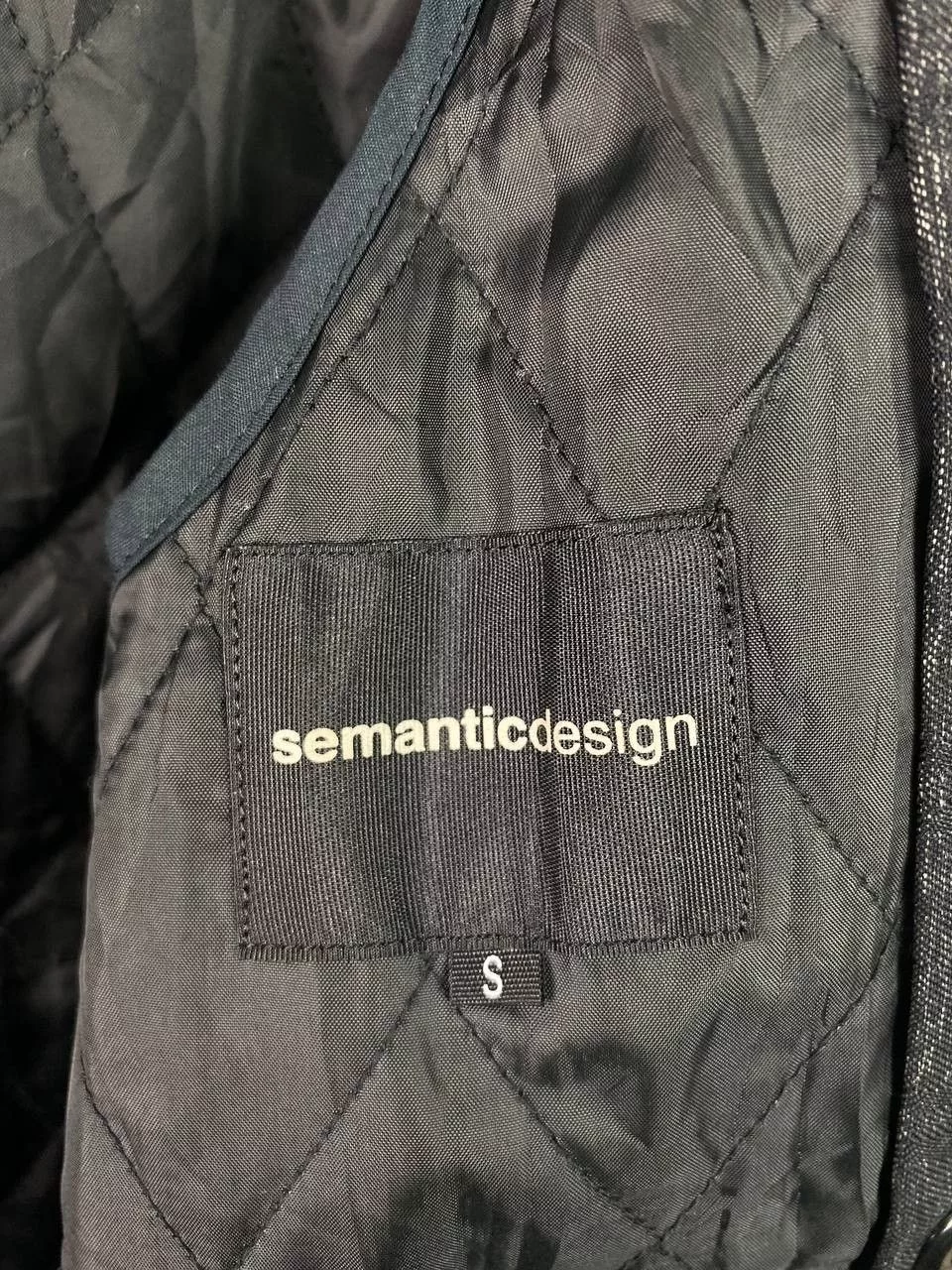 Japanese Brand Light Jackets Japanese Brand × semanticdesign semantic design long jacket very nice design Gray Avant-Garde