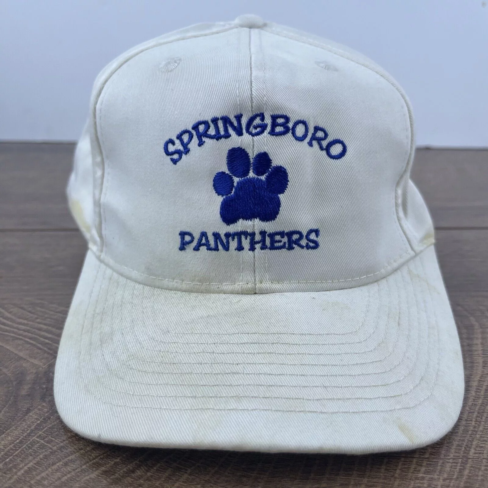 Other Hats Other Springboro Panthers Hat White Cap Hat Springboro Adjustable