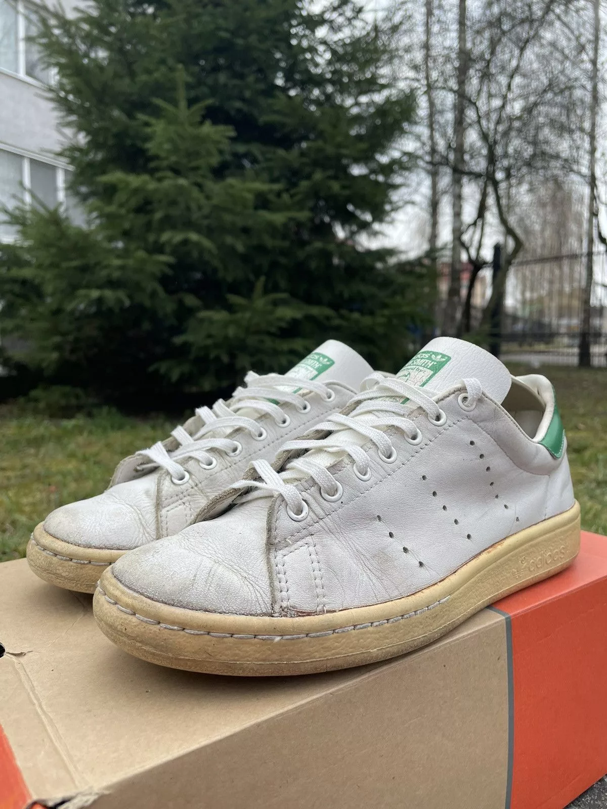 Adidas Low Top Sneakers Adidas × Vintage adidas Stan Smith Men Sneakers 80's Vintage Made in France White