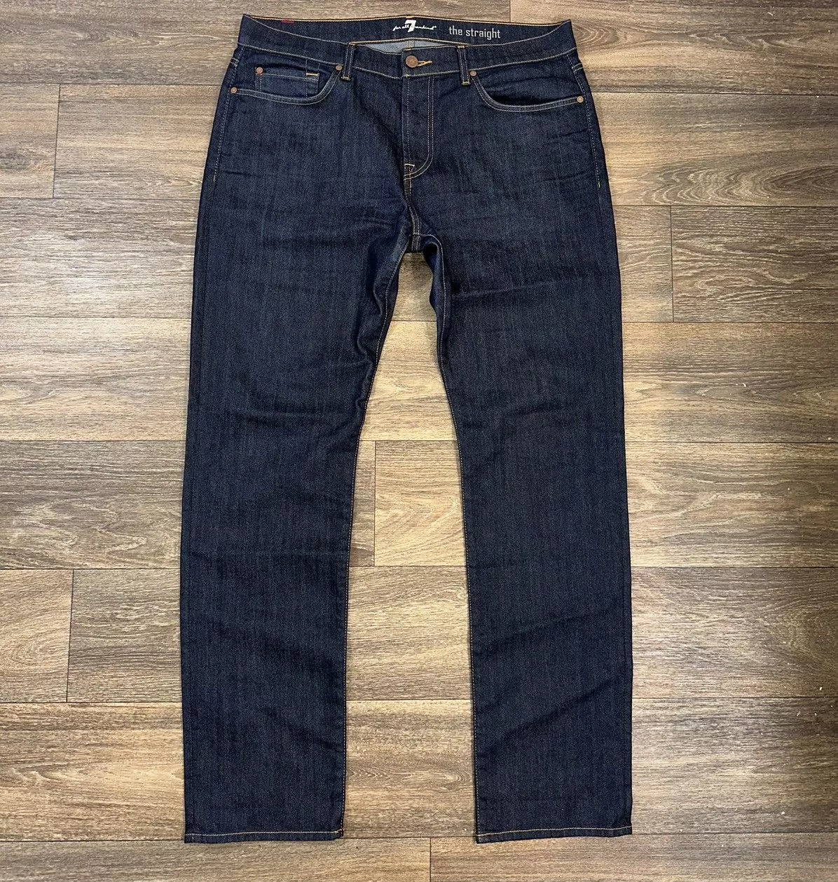 7 For All Mankind Denim 7 For All Mankind × Japanese Brand × Vintage 7 for all mankind Men’s Blue Jeans Size 36