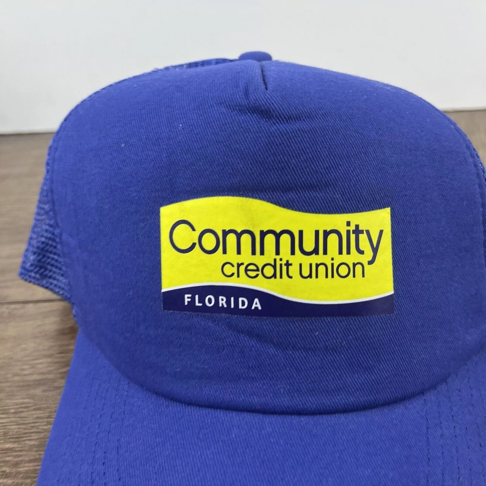 Other Hats Other Community Credit Union Snapback Hat Blue Adjustable Hat Blue