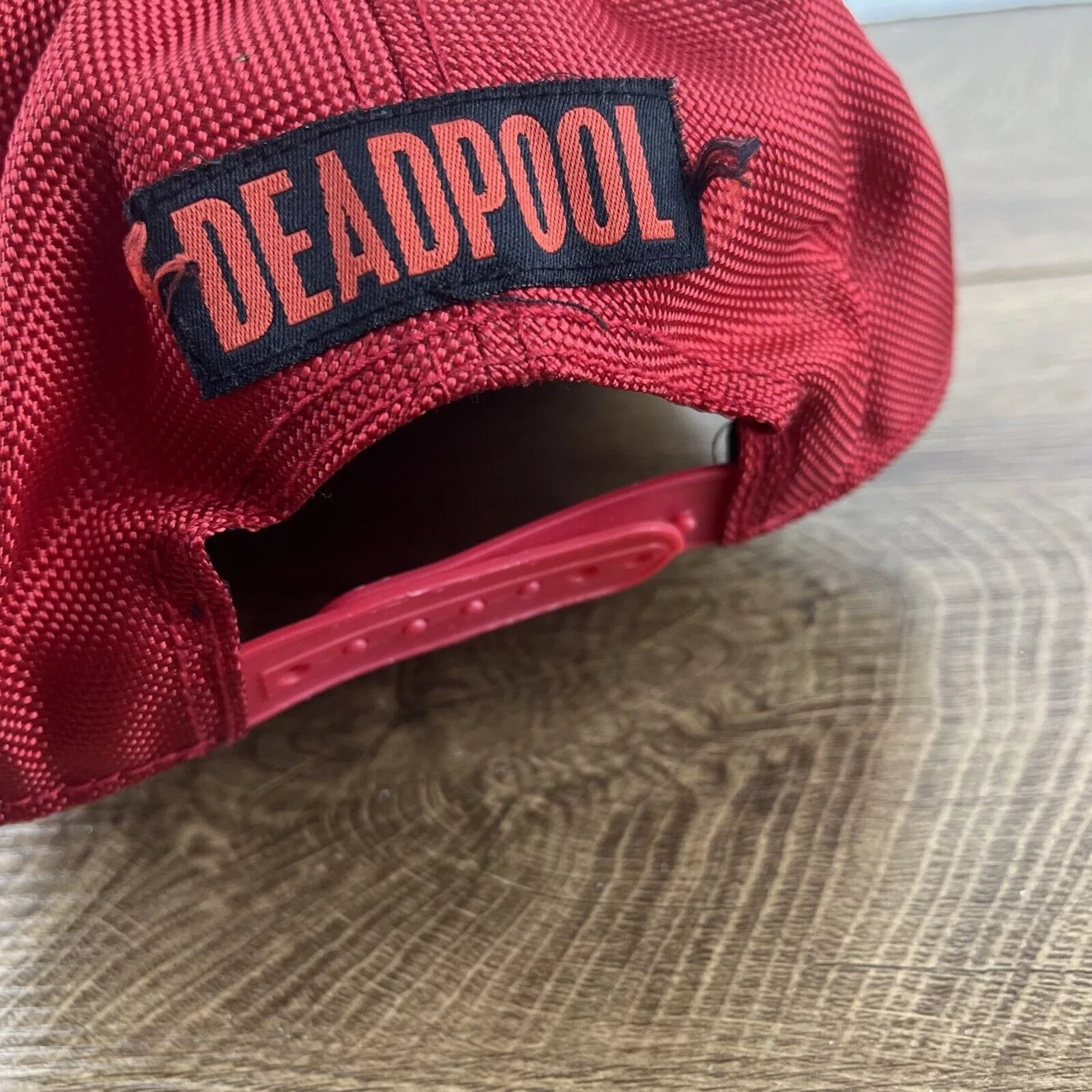 Other Hats Other Deadpool Hat Deadpool Red Adjustable Hat Red Hat Adult Fit R