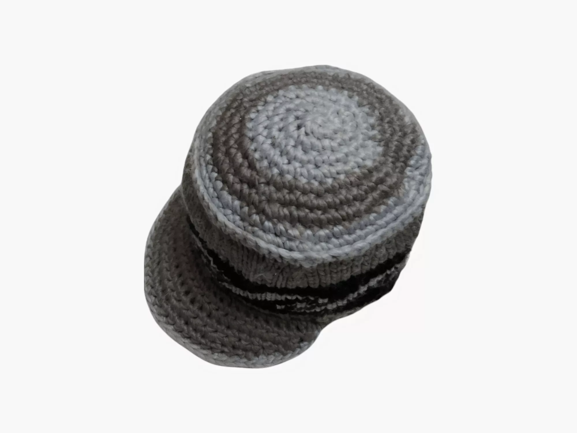 Global Work Hats Global Work × Japanese Brand RARE GLOBAL WORK KNITTED BEANIE HAT Gray Streetwear