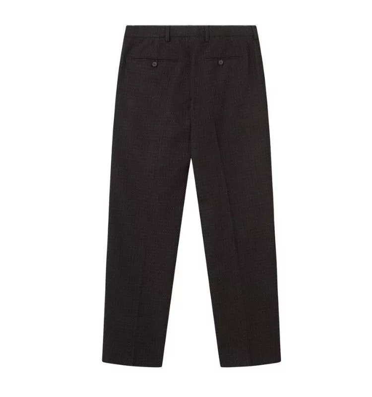 Wood Wood Cropped Pants Wood Wood Charlie Wool Trousers Brown