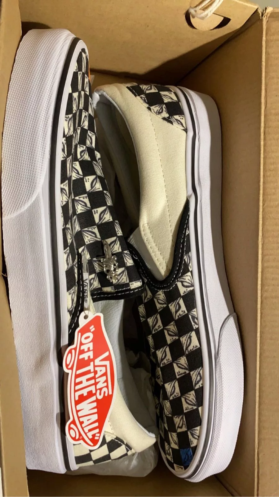 Chrome Hearts Slip Ons Chrome hearts matty boy vans White
