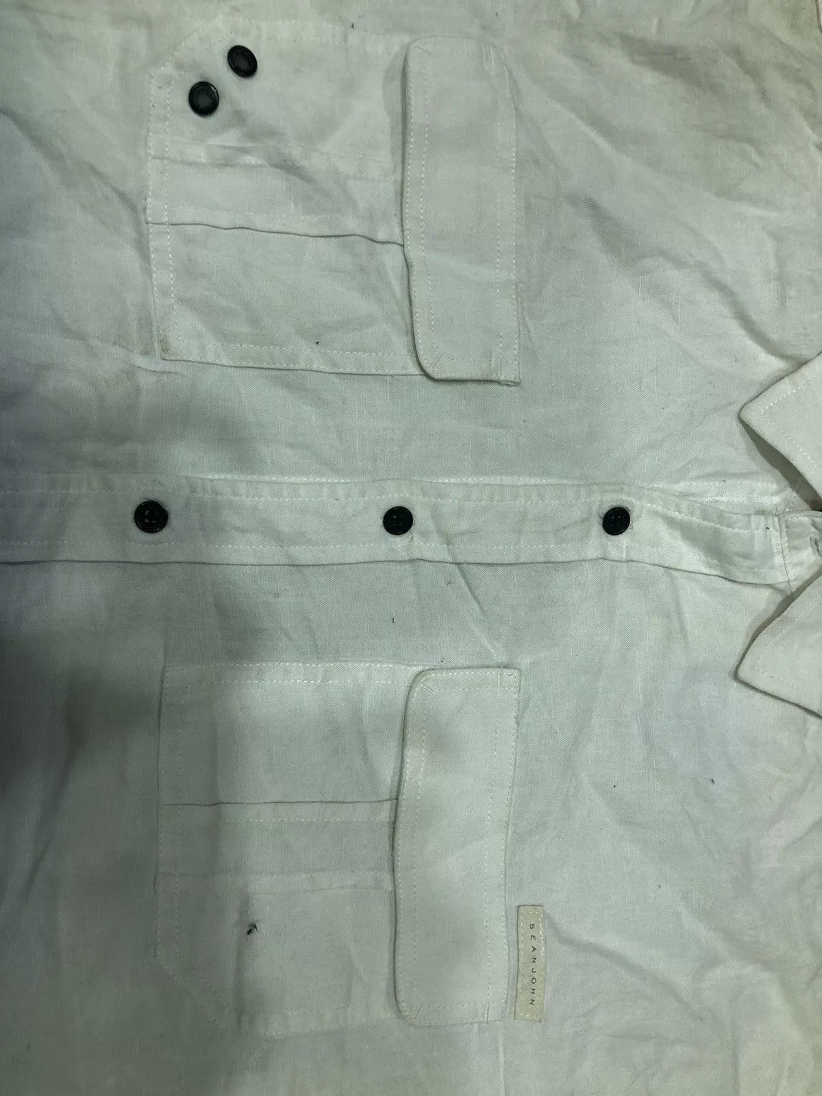 Sean John Shirts Button Ups Sean John White