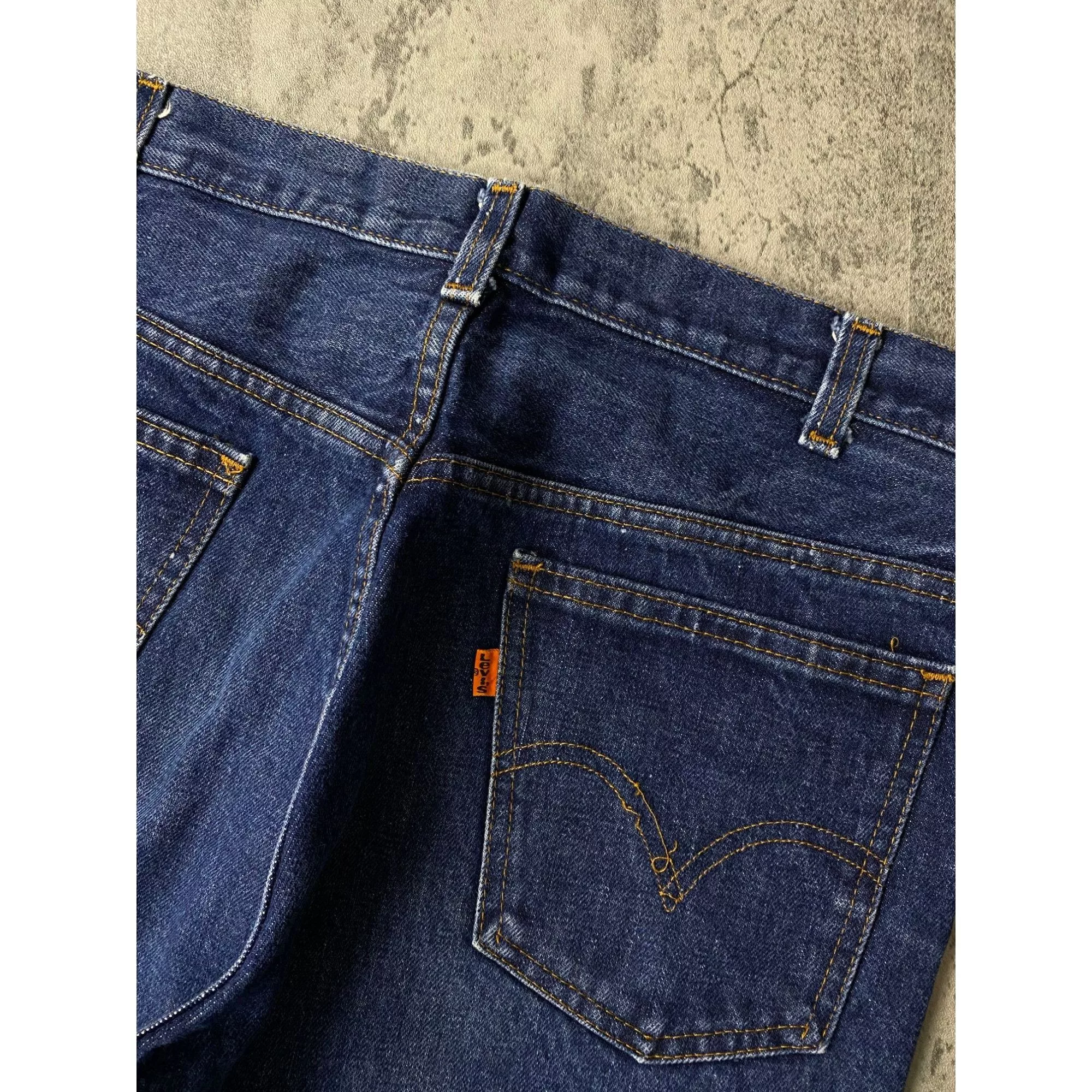 Levi's × Vintage Vintage Levi's Denim Jeans Bootcut Orange Tab Blue