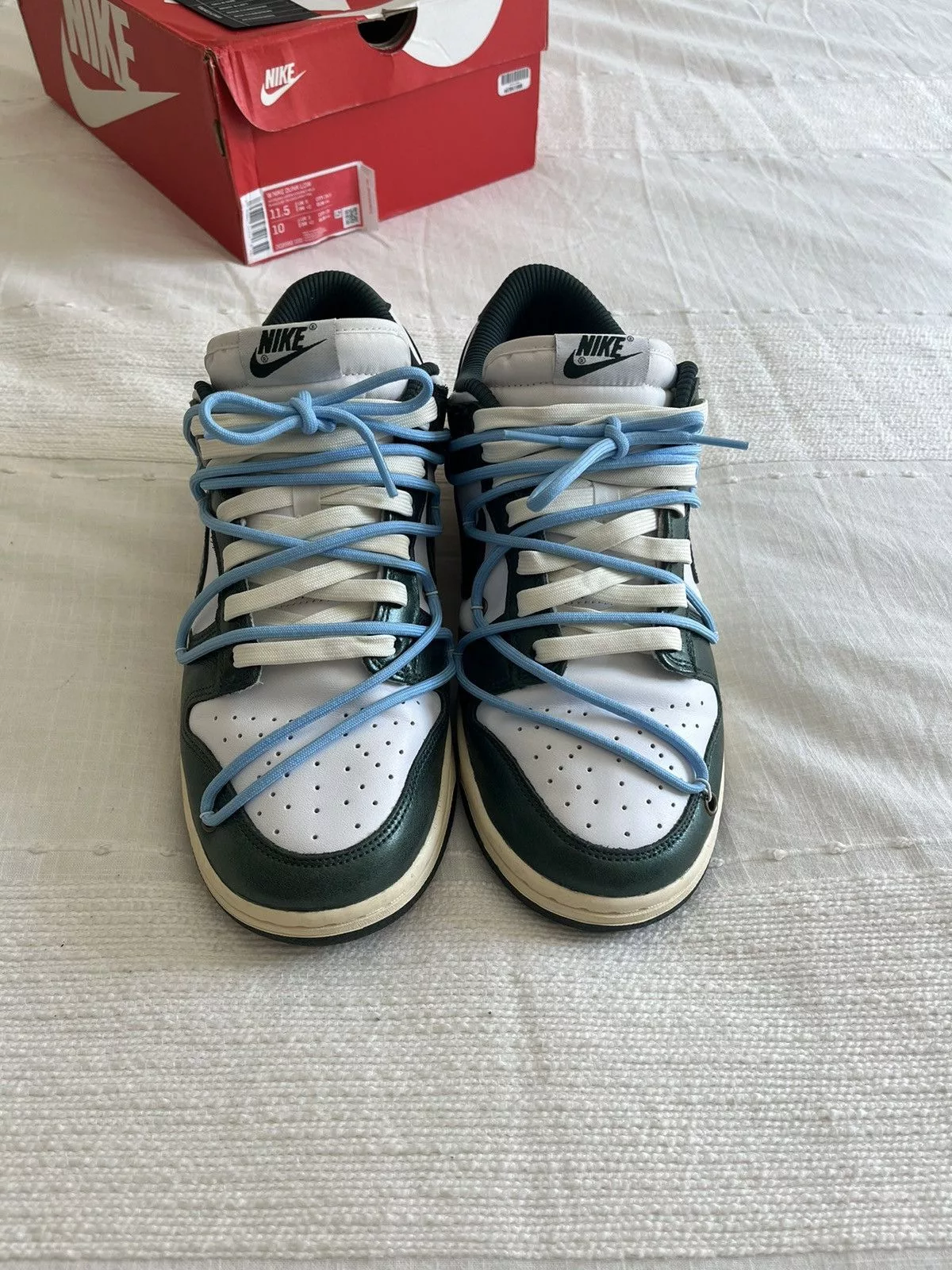Nike Low Top Sneakers CUSTOM NIKE DUNK Green
