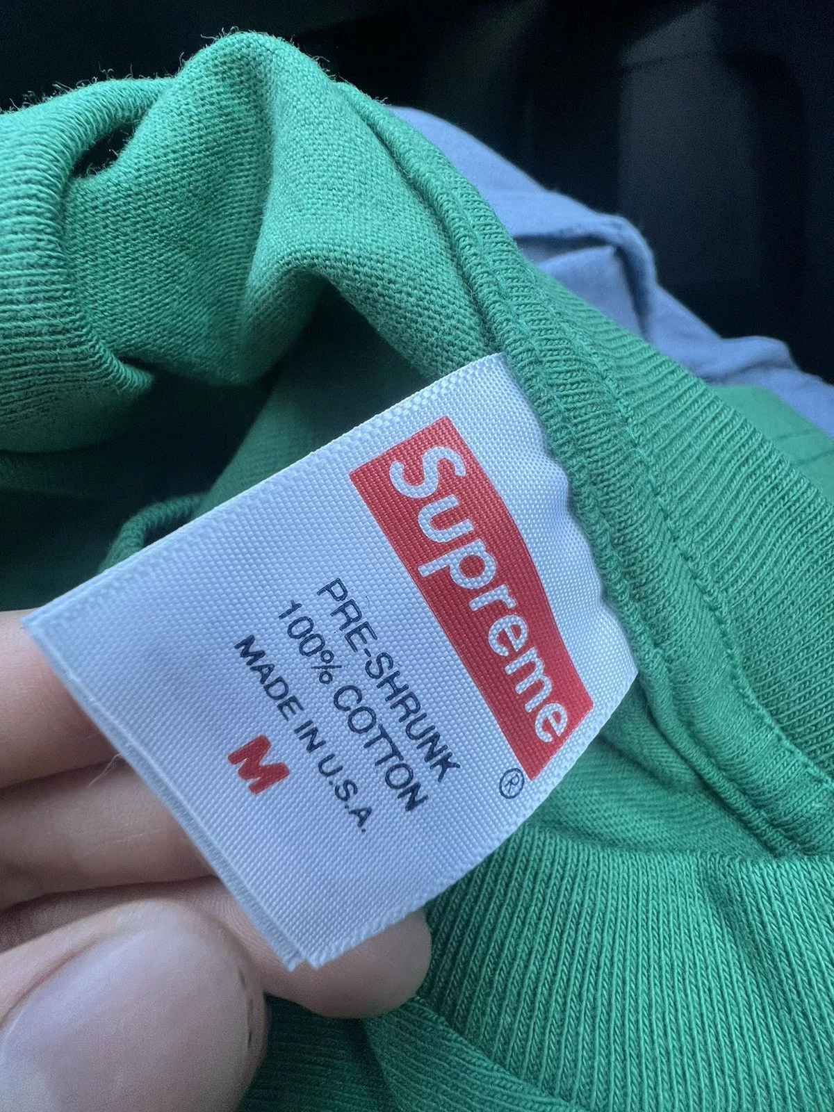 Supreme Short Sleeve T Shirts Supreme backwards Tee Green