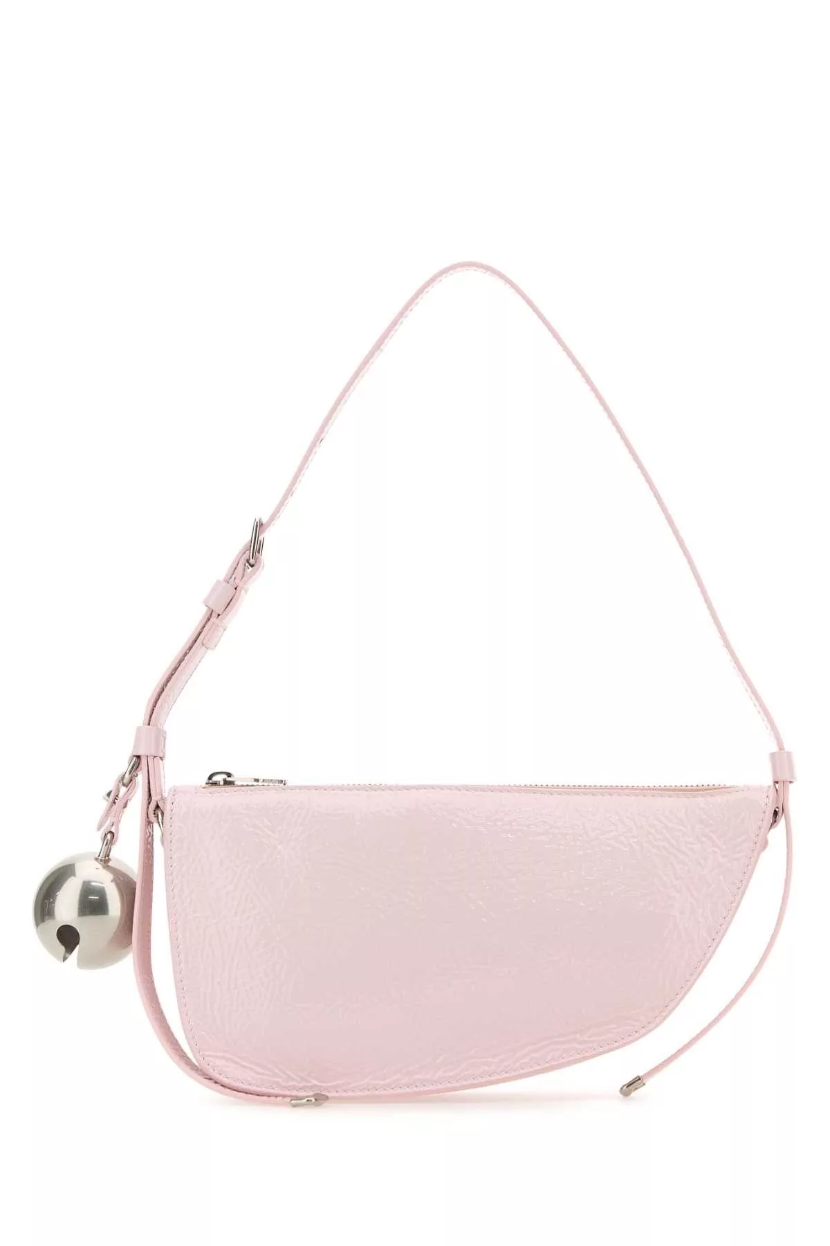 Burberry Handle Bags Burberry Pink Leather Knight Small Shoulder Bag Multi