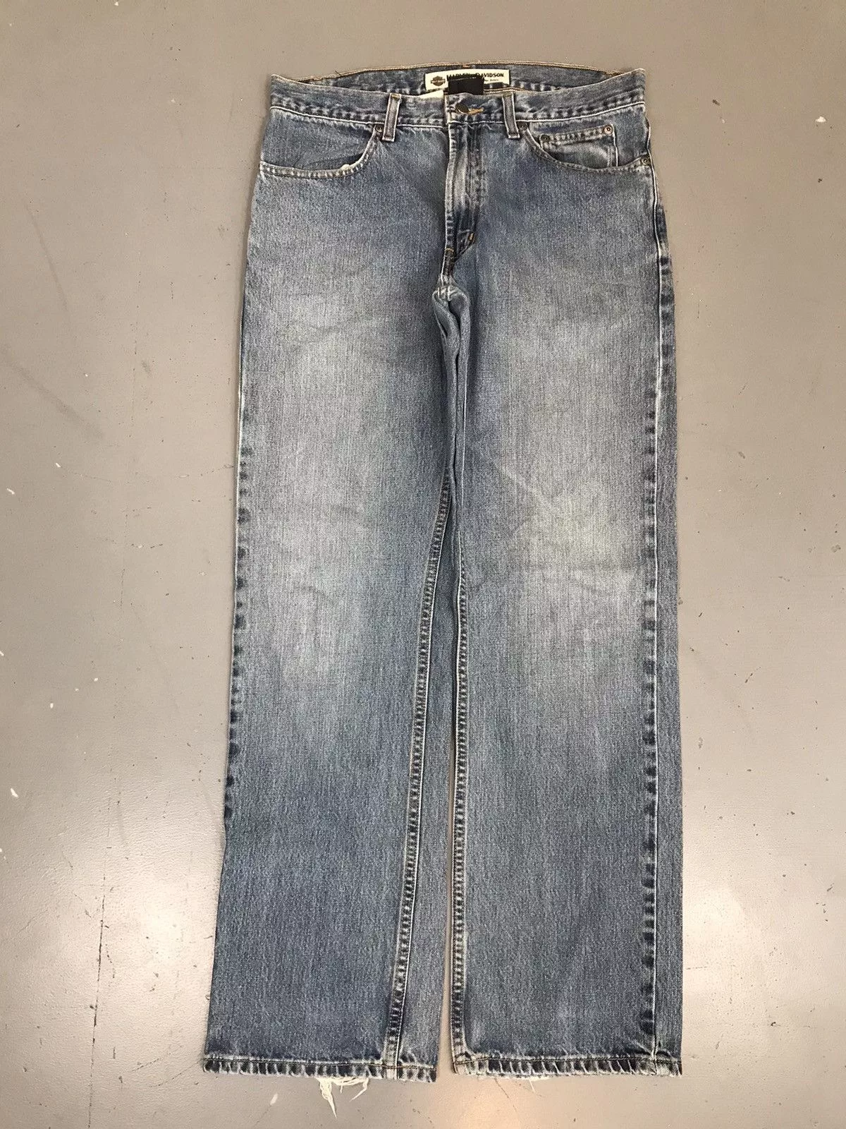 Harley Davidson Denim Harley Davidson × Vintage Vintage Harley Davidson straight fit denim Blue Streetwear