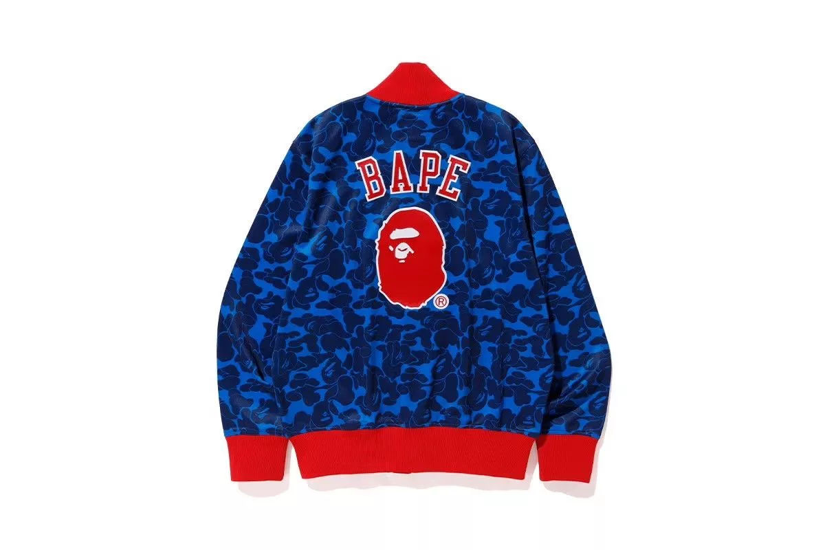 Bape Light Jackets Bape × Mitchell & Ness BAPE x Mitchell & Ness Angels Jacket Blue