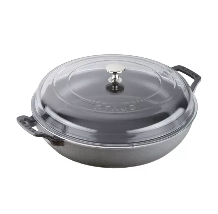 Sauté Pans 3.5-qt Braiser with Glass Lid - Graphite Grey