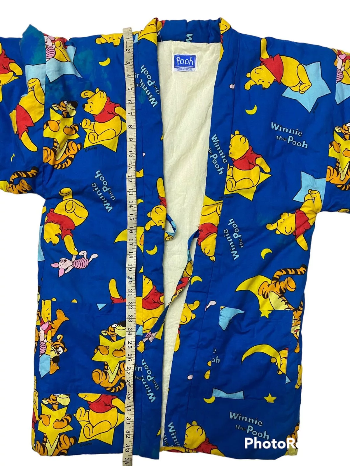 Disney Bombers Disney Pooh Full Print Printed Pyjamas Blue