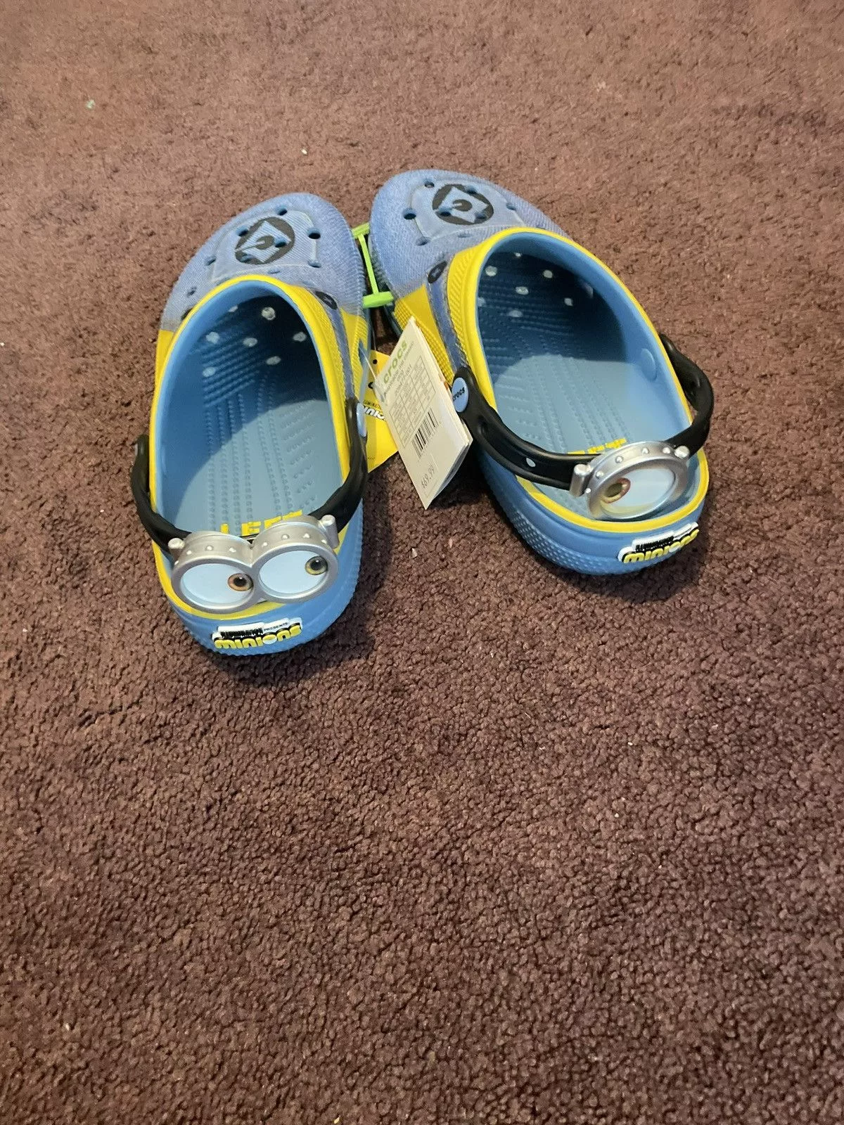 Crocs Slip Ons Despicable me minion crocs Blue