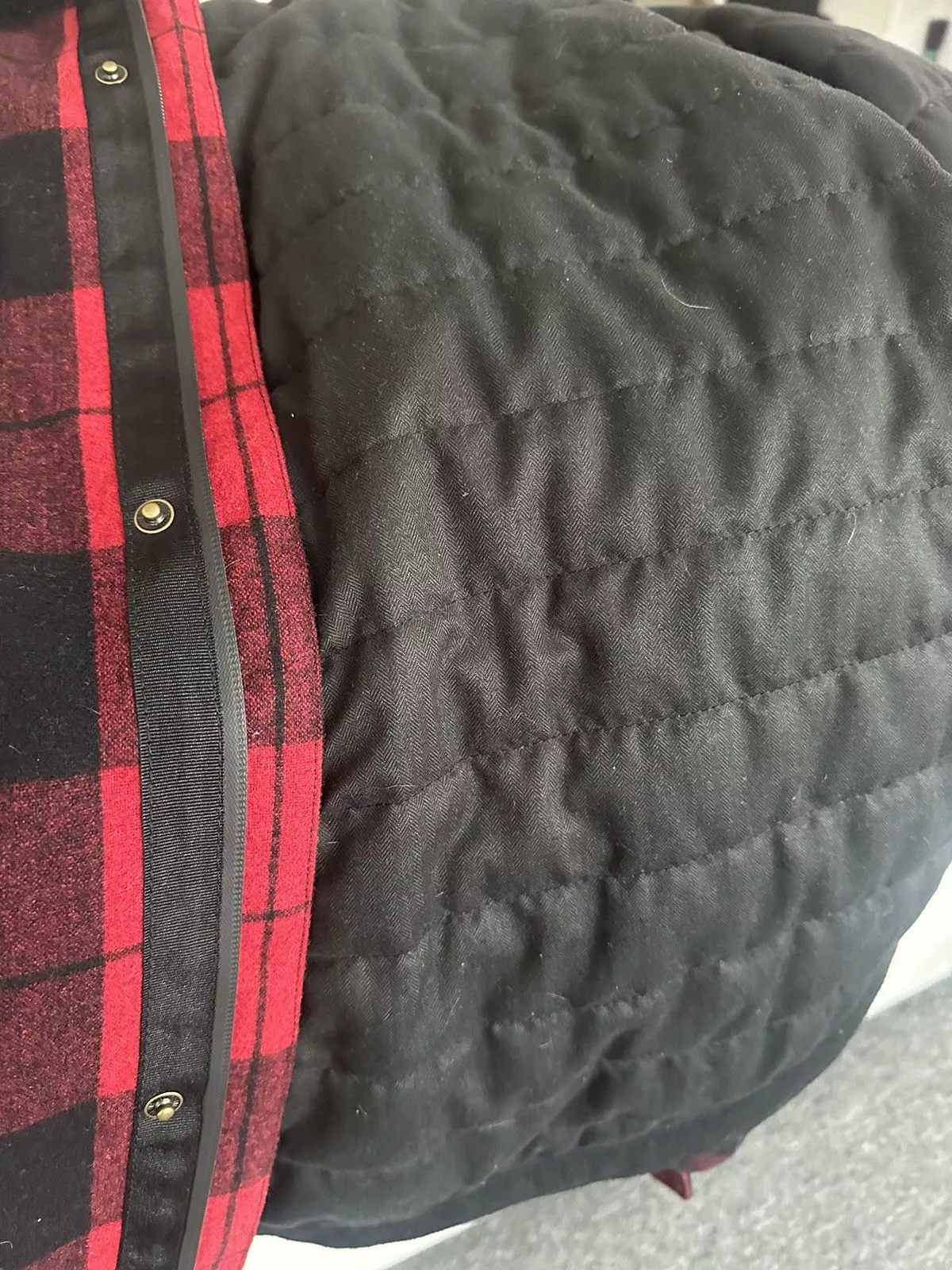 Pendleton Light Jackets Pendleton Red & Black plaid wool jacket button and zipper