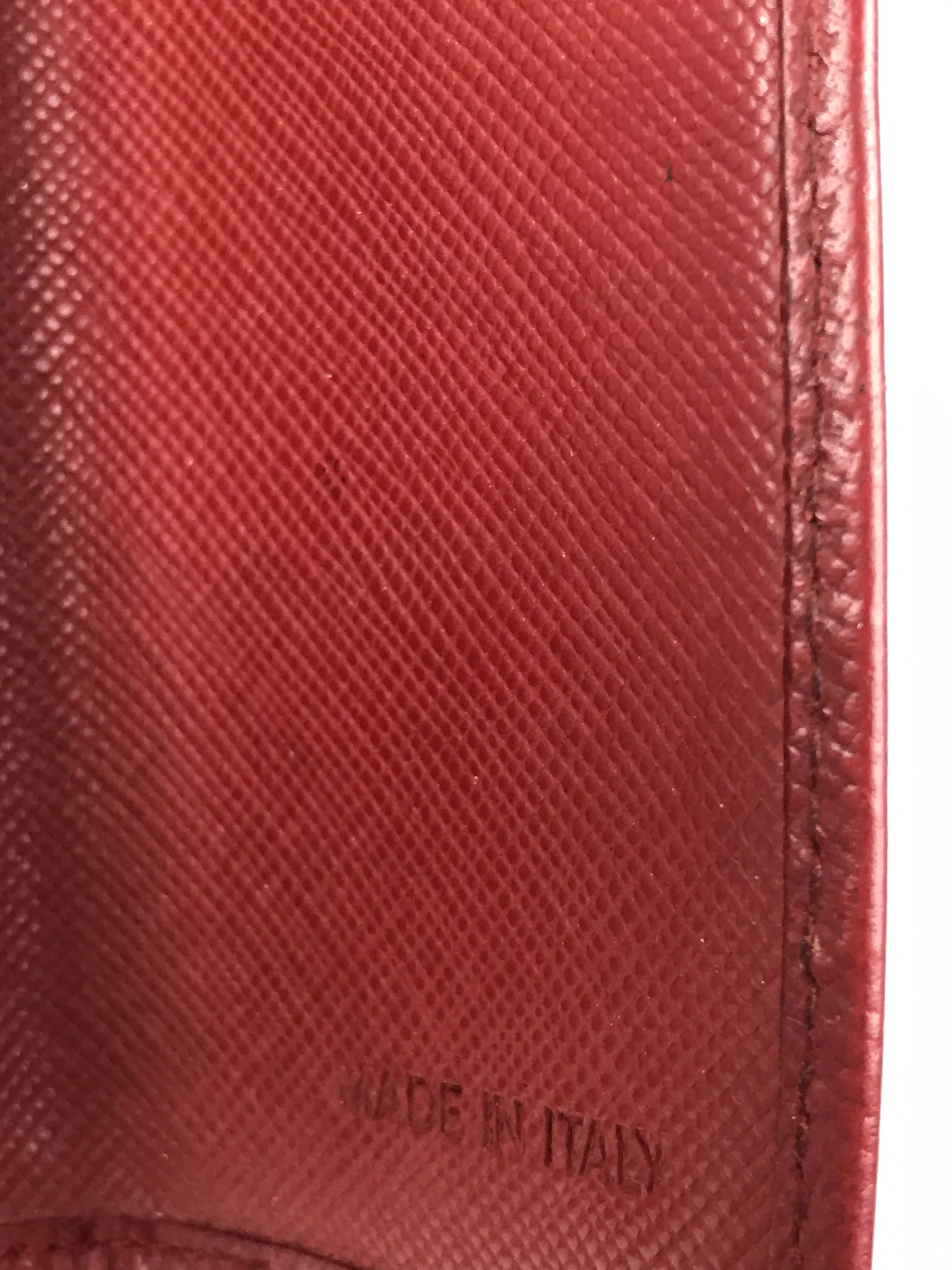 Prada Wallets Prada × Vintage Vintage Prada Red Logo Trifold Wallet Luxury