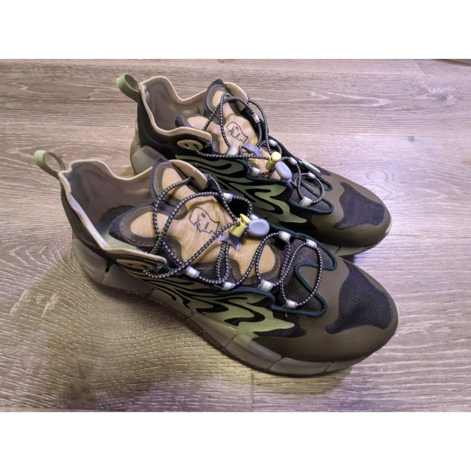Brain Dead Low Top Sneakers Brain Dead Braindead Reebok Zig Shoes Gray