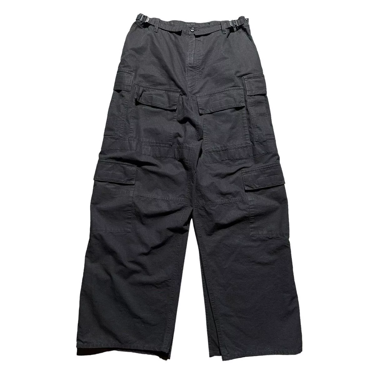Balenciaga Pants Balenciaga $2,500 2in1 double waist hybrid cargo/maxiskirt Black