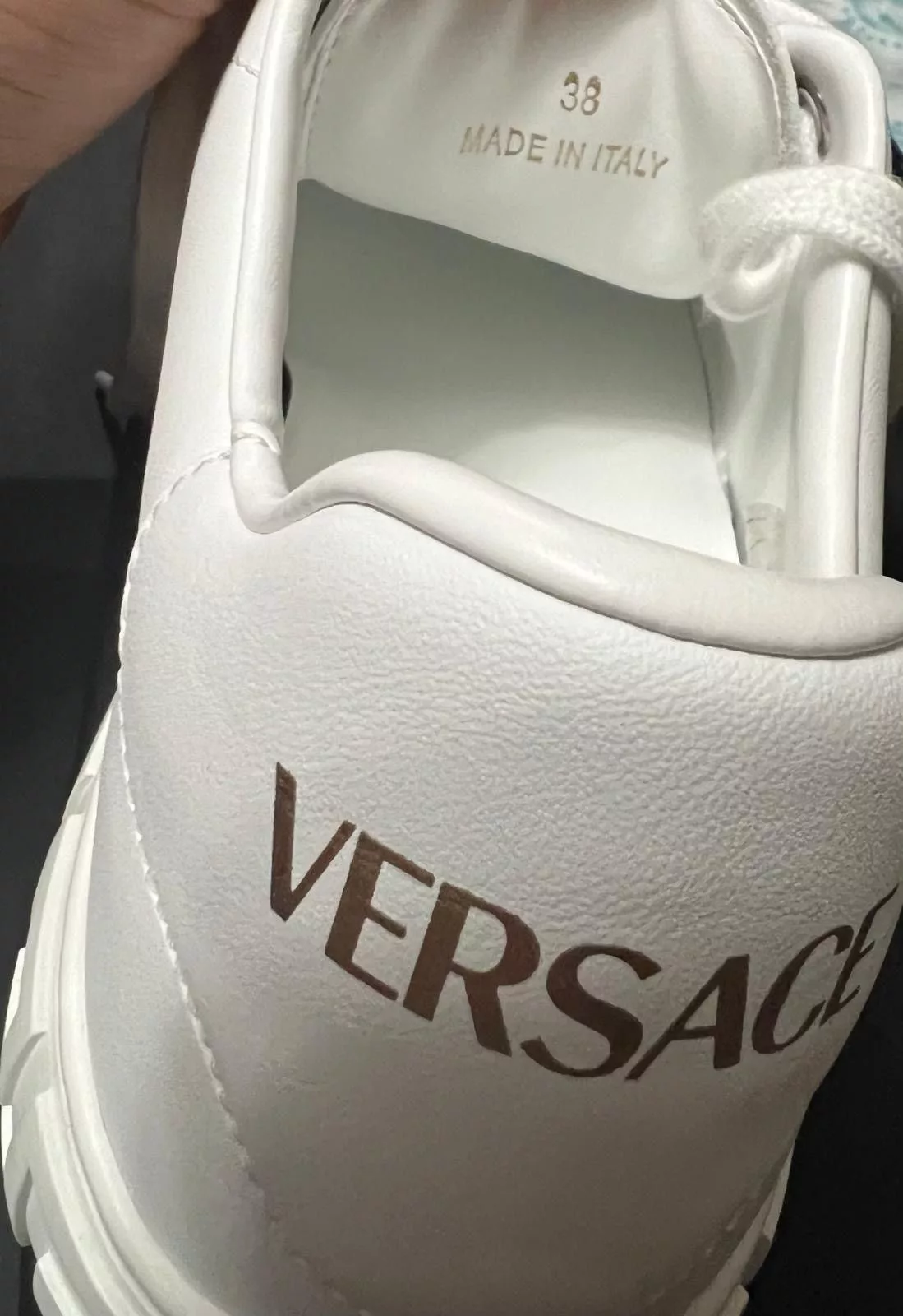 Versace Low Top Sneakers Versace Greca sneakers White