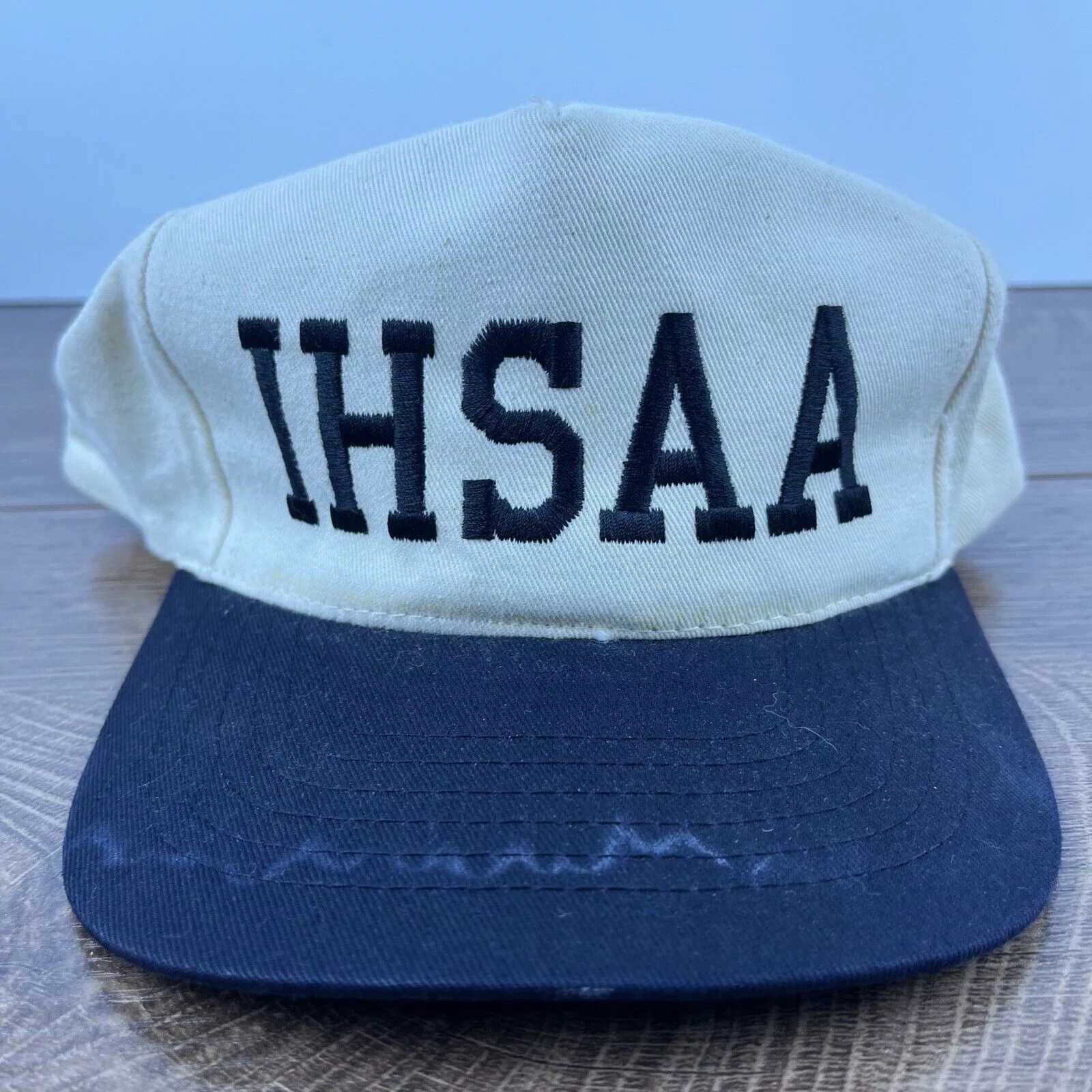Other Hats Other Vintage IHSAA Hat White Hat Adjustable Snapback Indiana High