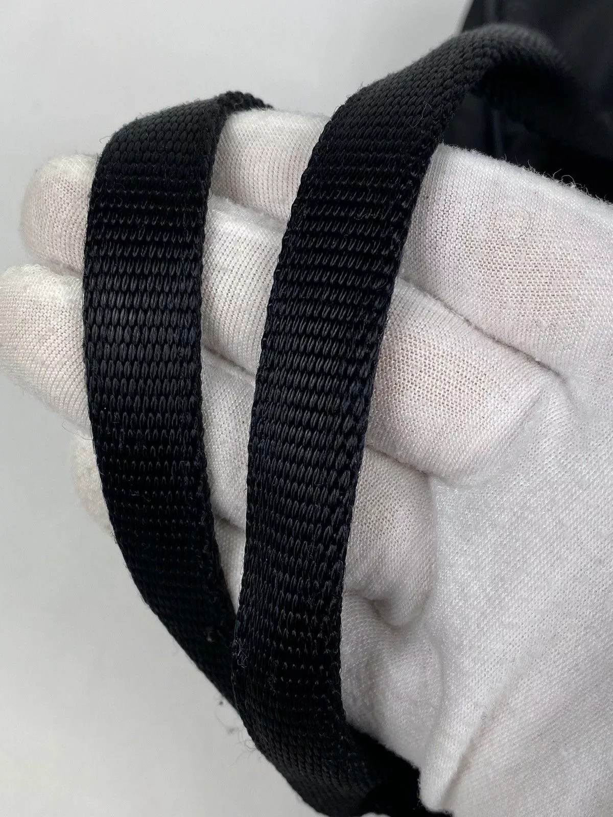 Prada Handle Bags Prada Tessuto Nylon Hand Bag Black