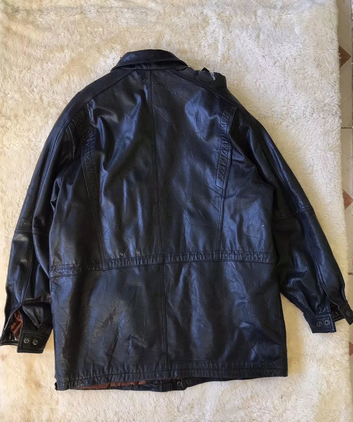Leather Leather Jackets Leather × Vintage Rob & Bob Vintage Leather Jacket Black