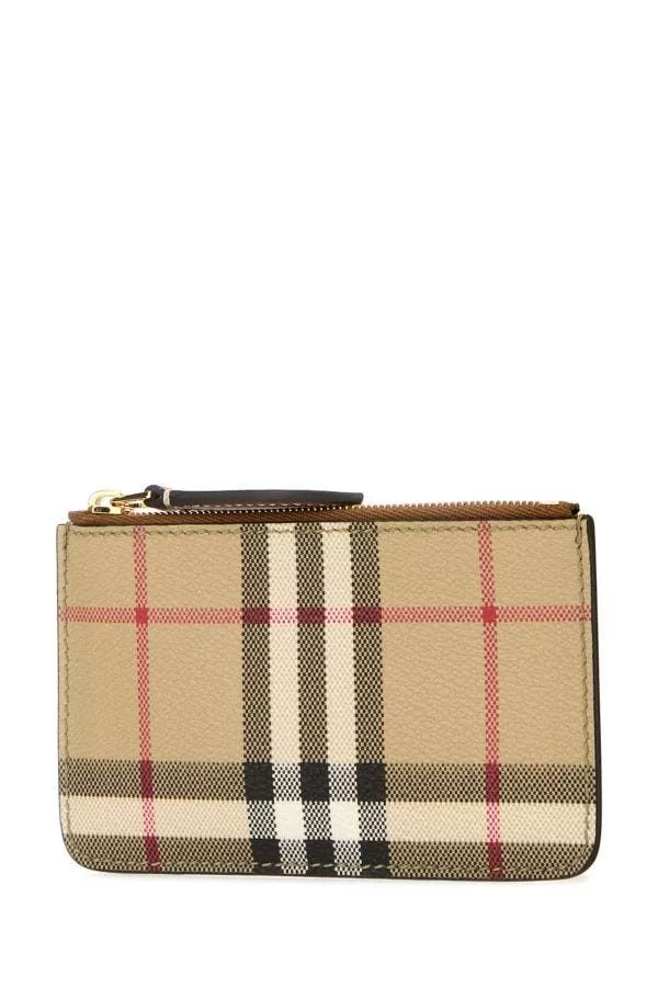 Burberry Wallets Burberry Printed E-Canvas Card Holder Multi