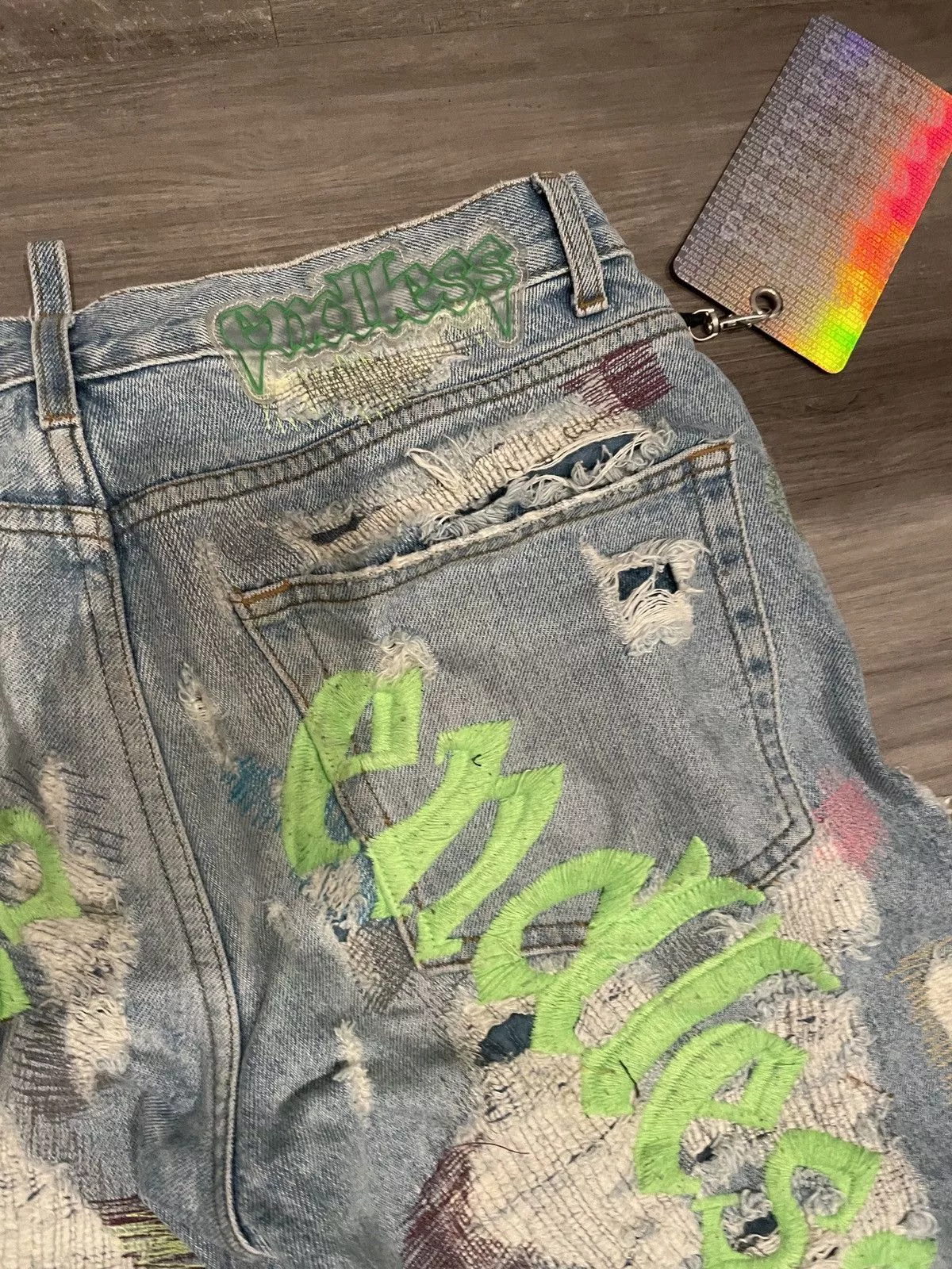 Endless denim vlone denim Blue