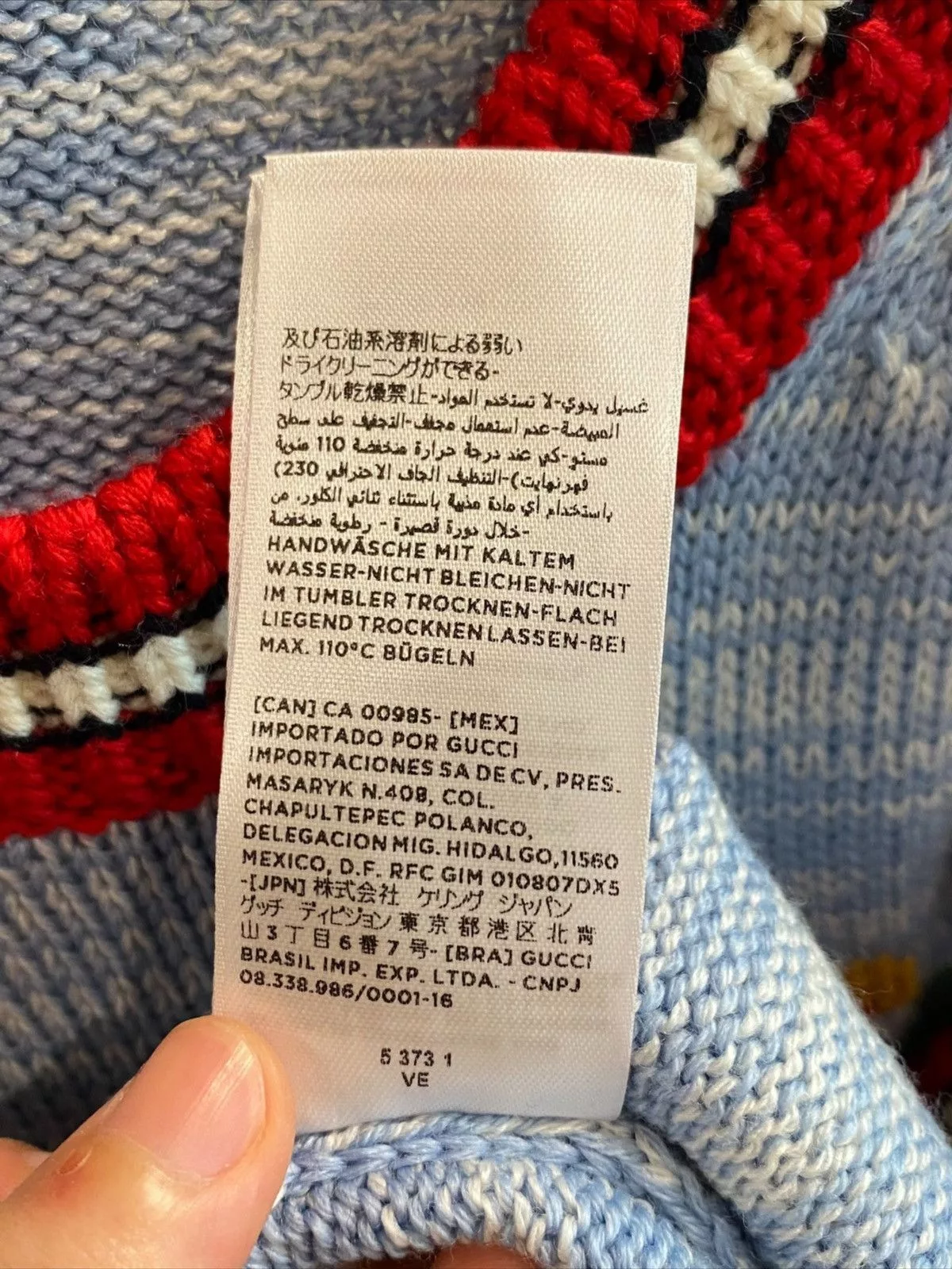 Gucci Sweaters Knitwear Gucci graden sweater Blue