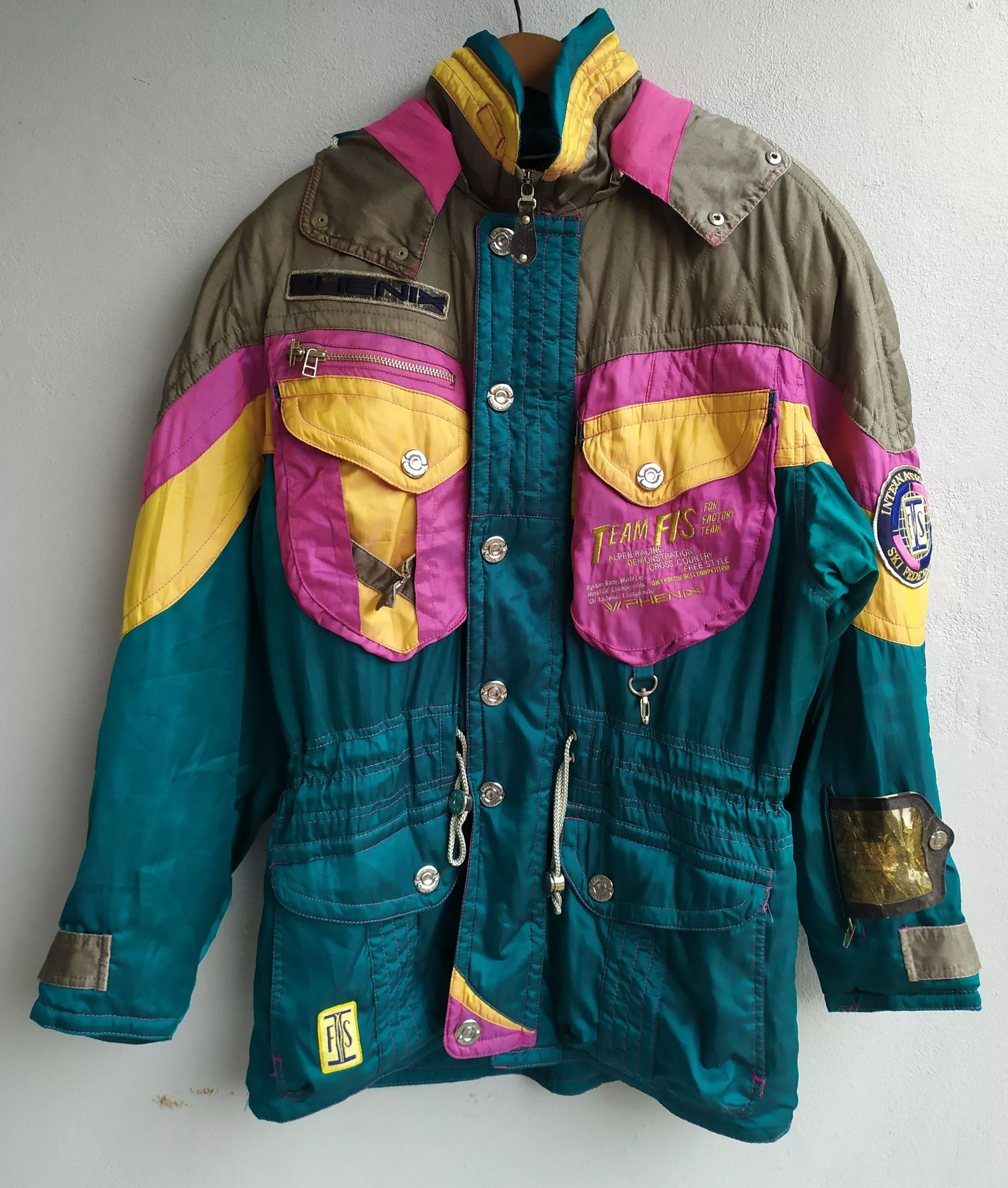 Phenix Light Jackets Phenix × Vintage Vintage Phenix Multicolour Outdoor Ski Jacket