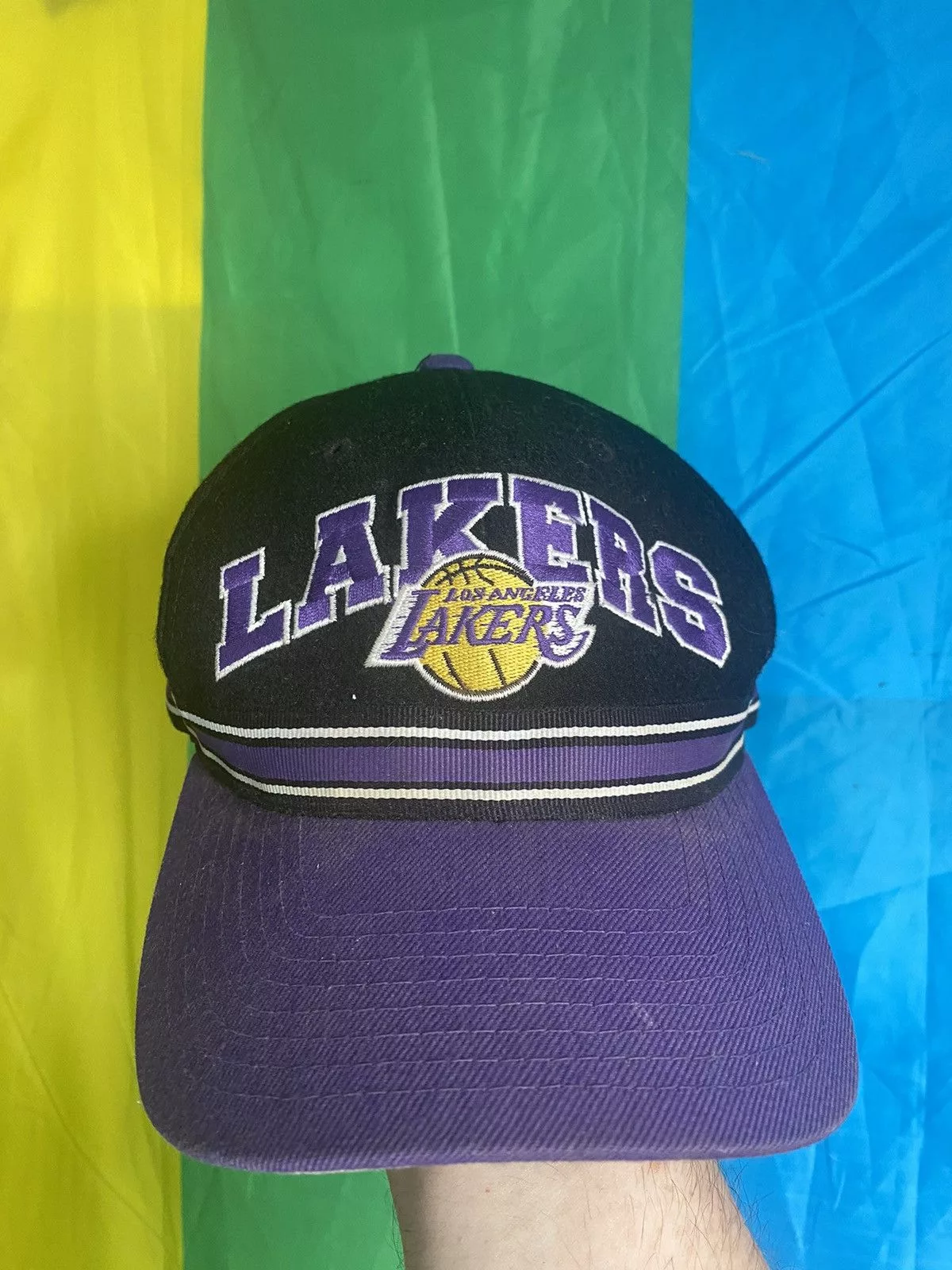 NBA Hats NBA × Starter Vintage Starter LA Lakers baseball hat one size Multi
