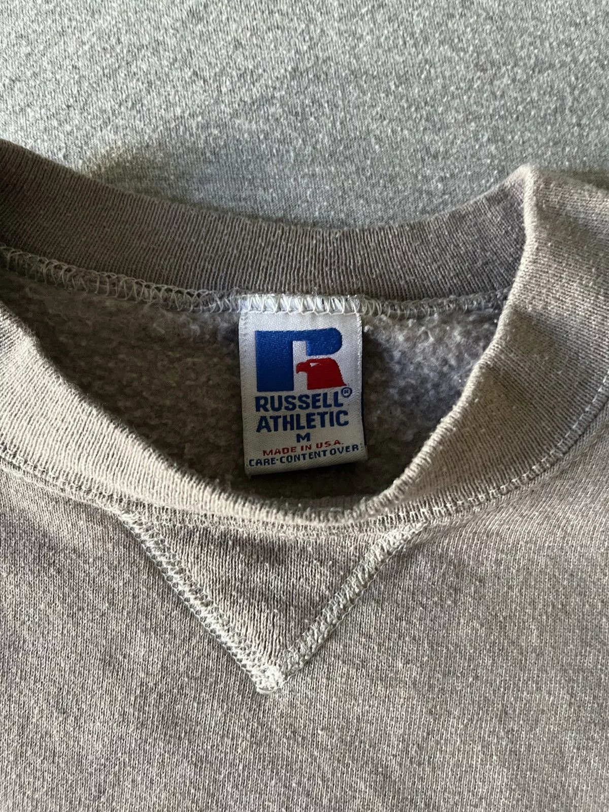 Russell Athletic Sweaters Knitwear Russell Athletic × Vintage 80s Russel Sweater Gray