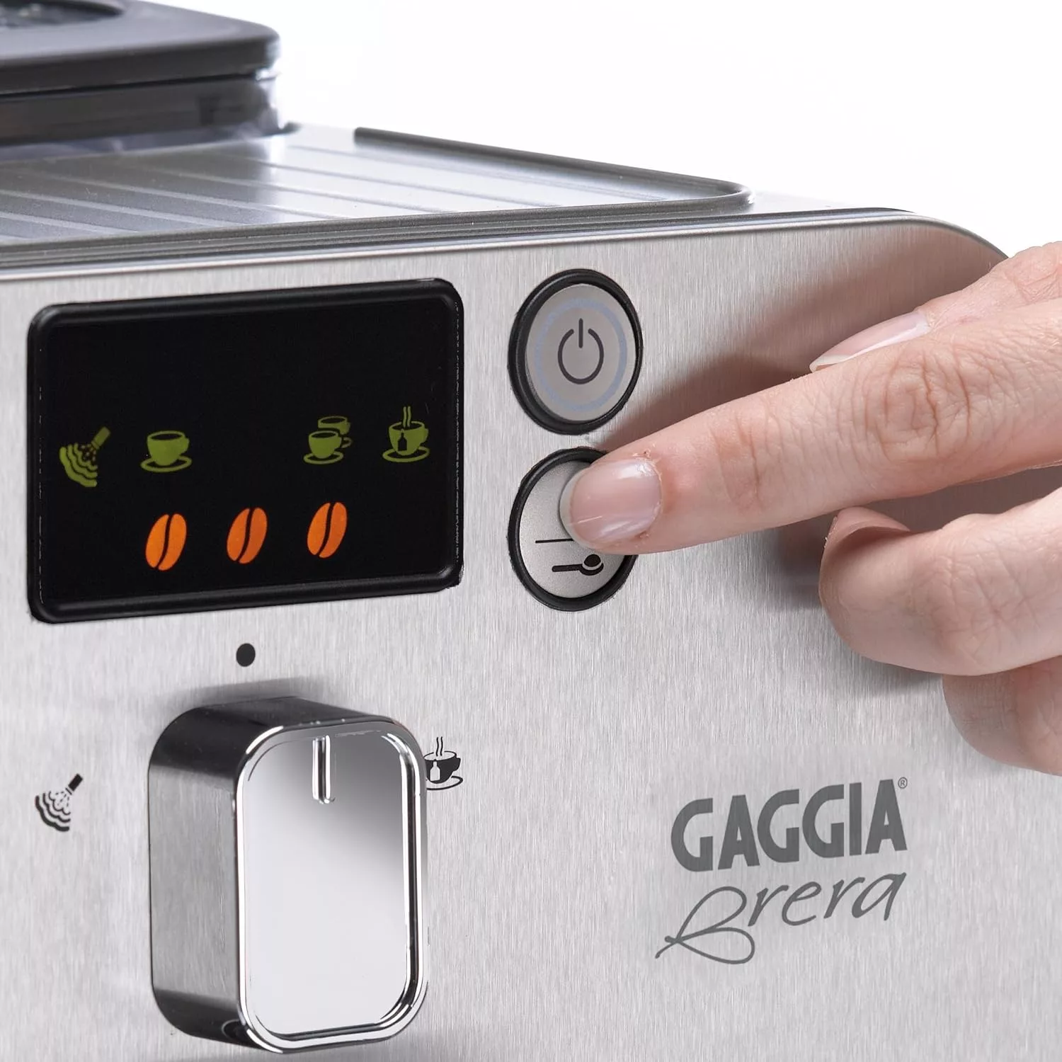 Gaggia Brera Super-Automatic Espresso Machine, Small, Black