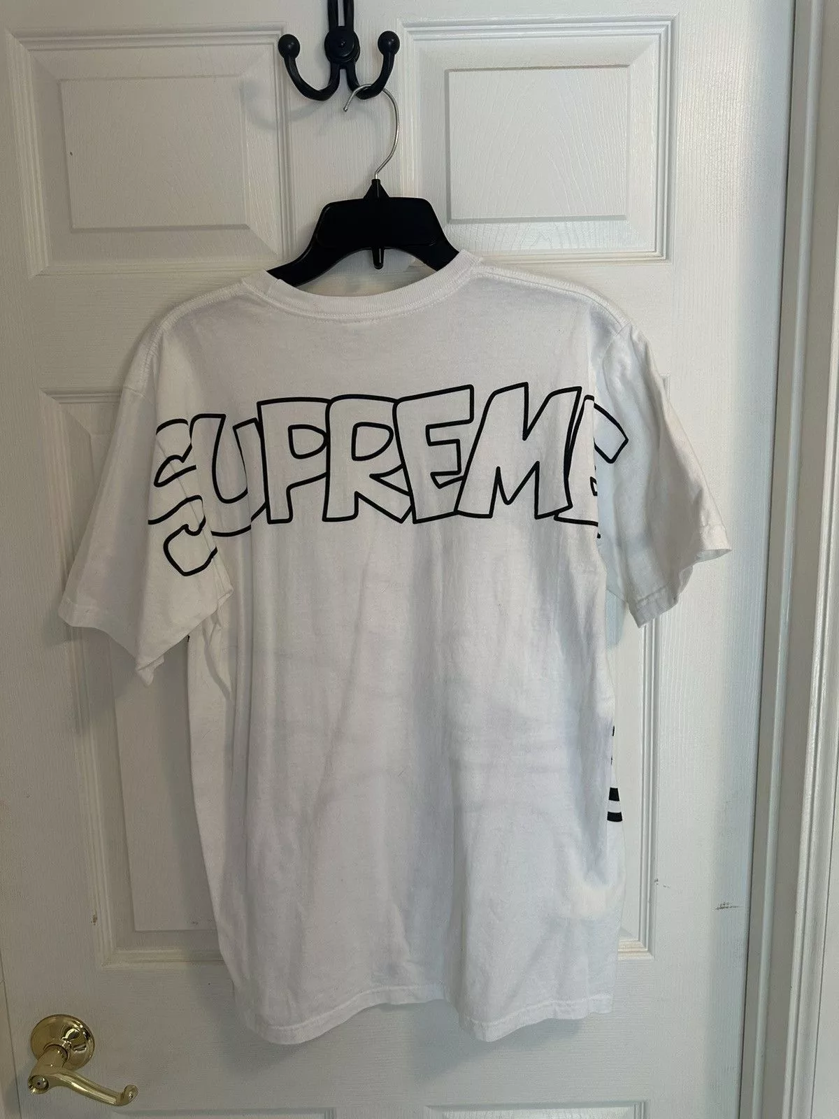 Supreme Short Sleeve T Shirts Supreme Smurf Tee White