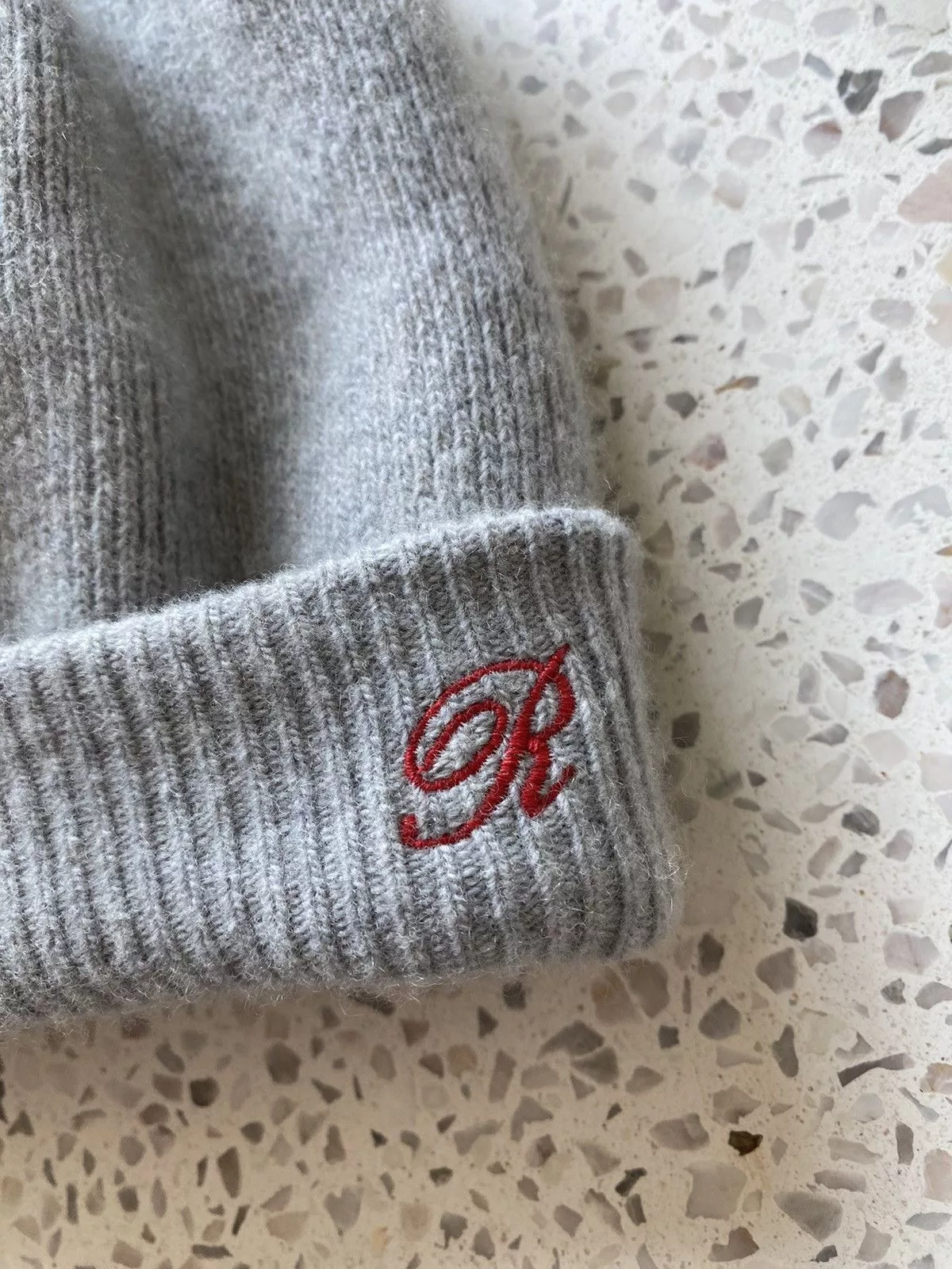 Raf Simons Hats Raf Simons Wool/Cashmere Beanie Gray