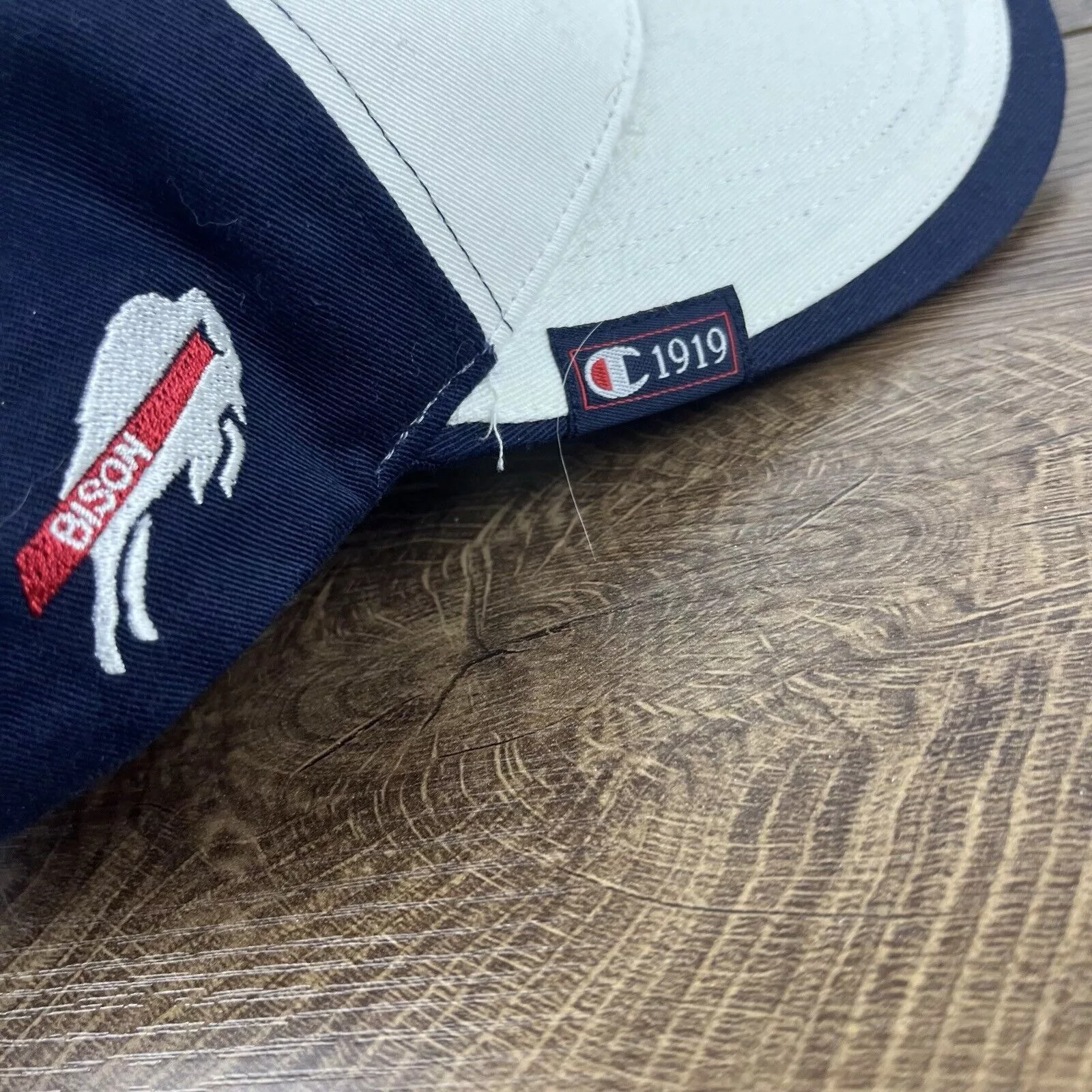 Champion Hats Champion Howard Bison Hat Bison Howard Hat White Adjustable Hat White