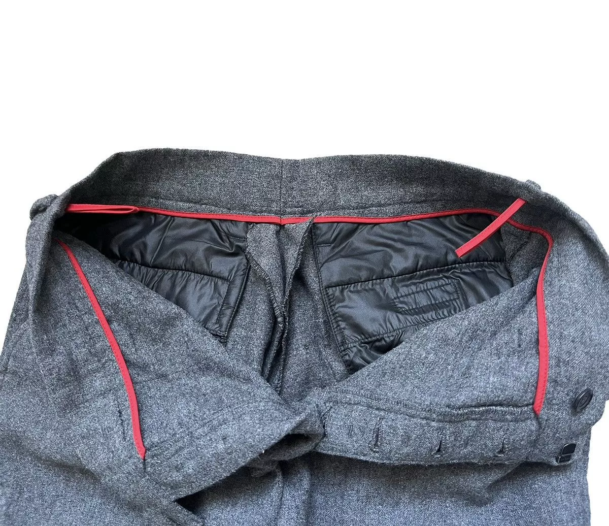 Prada Casual Pants Prada Wool Pants Gray