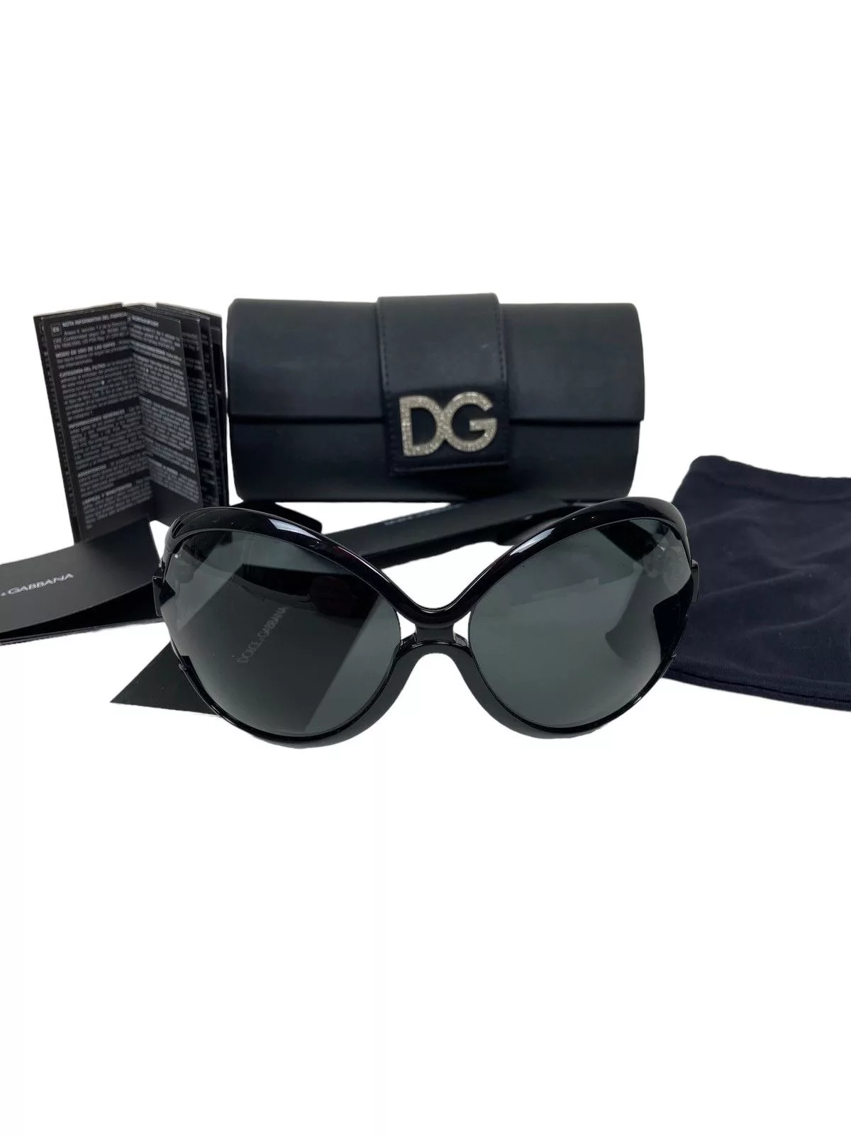 Dolce & Gabbana Sunglasses Dolce & Gabbana Y2K Butterfly Glasses Black