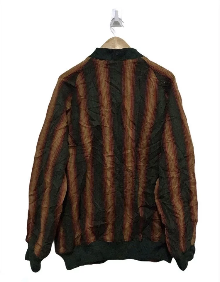 Japanese Brand Light Jackets Japanese Brand × Vintage Rotry group stripes bomber jacket Multi