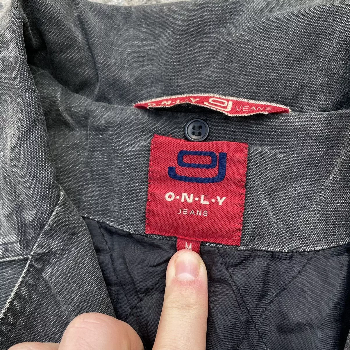 Japanese Brand Denim Jackets Japanese Brand × Vintage Vintage Jeans Light Jacket Grunge Japanese Style Y2K 90s Gray Streetwear