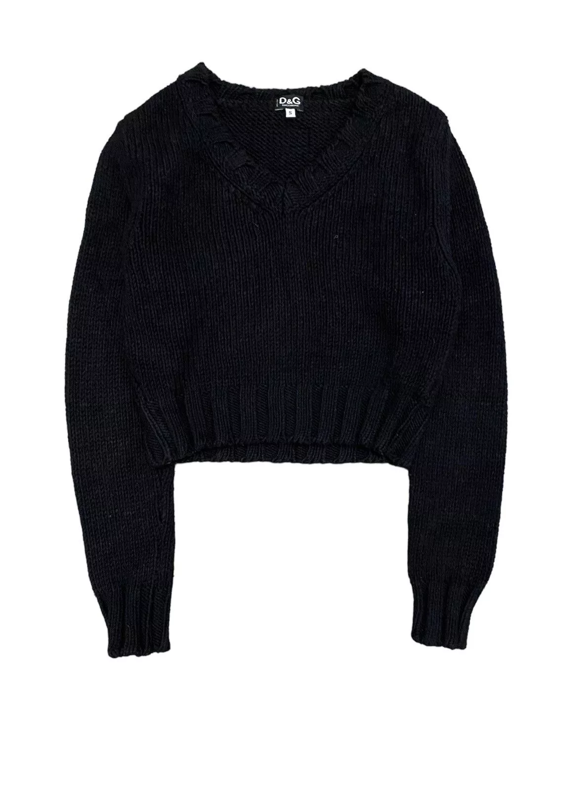 Dolce & Gabbana Sweaters Vintage Dolce & Gabbana crop knit Black