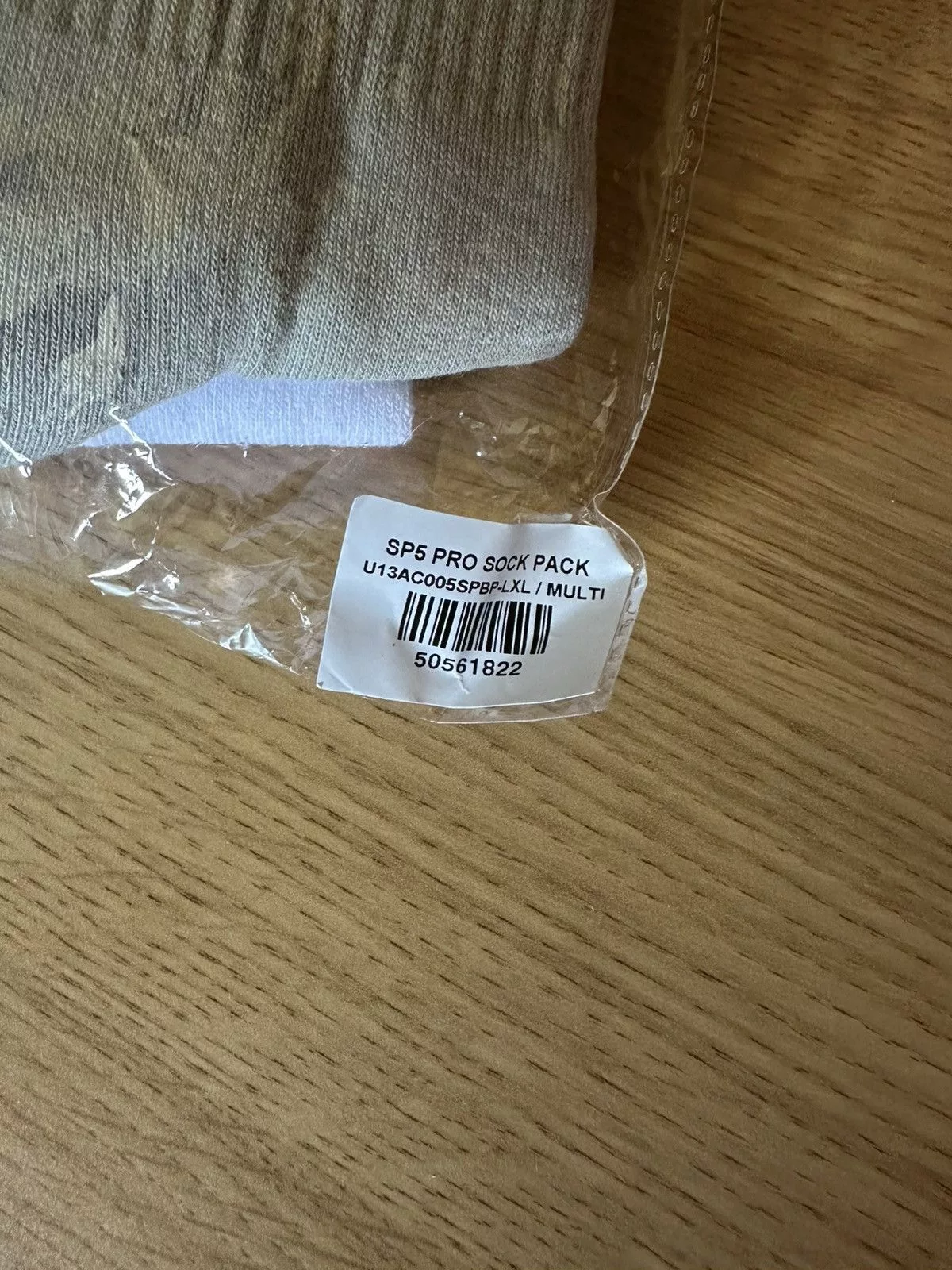 Sp5der Socks Underwear Sp5der Pro Sock Pack Beige